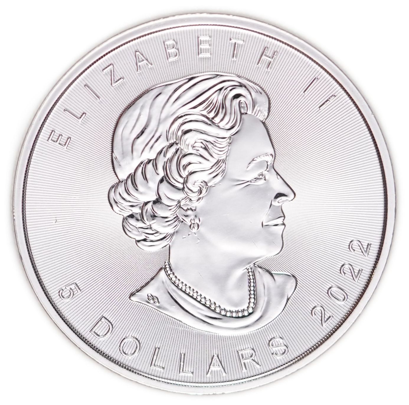 Canada - 5 Dollars 2022, Silver Maple Leaf - .9999 Silver, 31.11 g (Approximately 31.1 g of Pure Silver, 1 Ounce) - 1 1