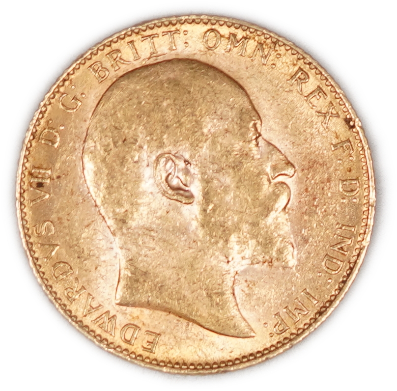 Great Britain - 1 Sovereign 1906, King Edward VII - 22 Carat Gold, Weight 7.98 g (Approximately 7.32 g of Pure Gold ... - 1 1