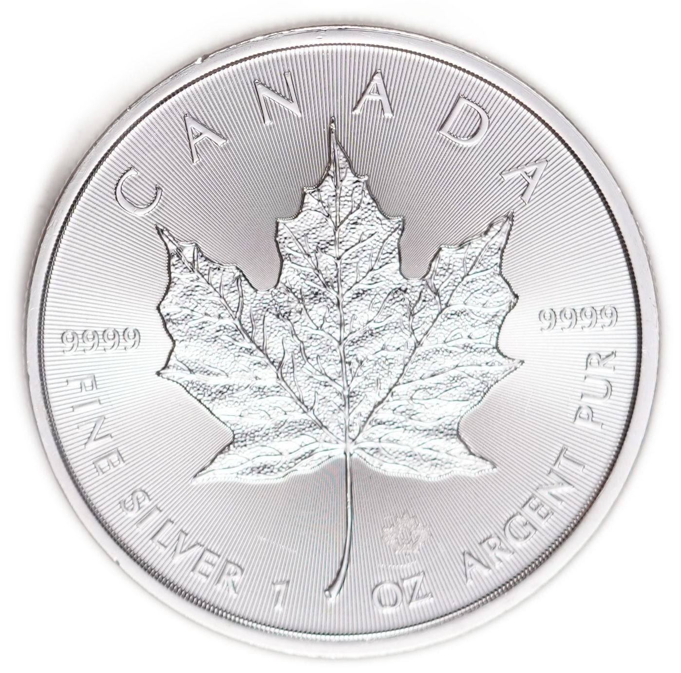 Canada - 5 Dollars 2022, Silver Maple Leaf - .9999 Silver, 31.11 g (Approximately 31.1 g of Pure Silver, 1 Ounce) - 1 0