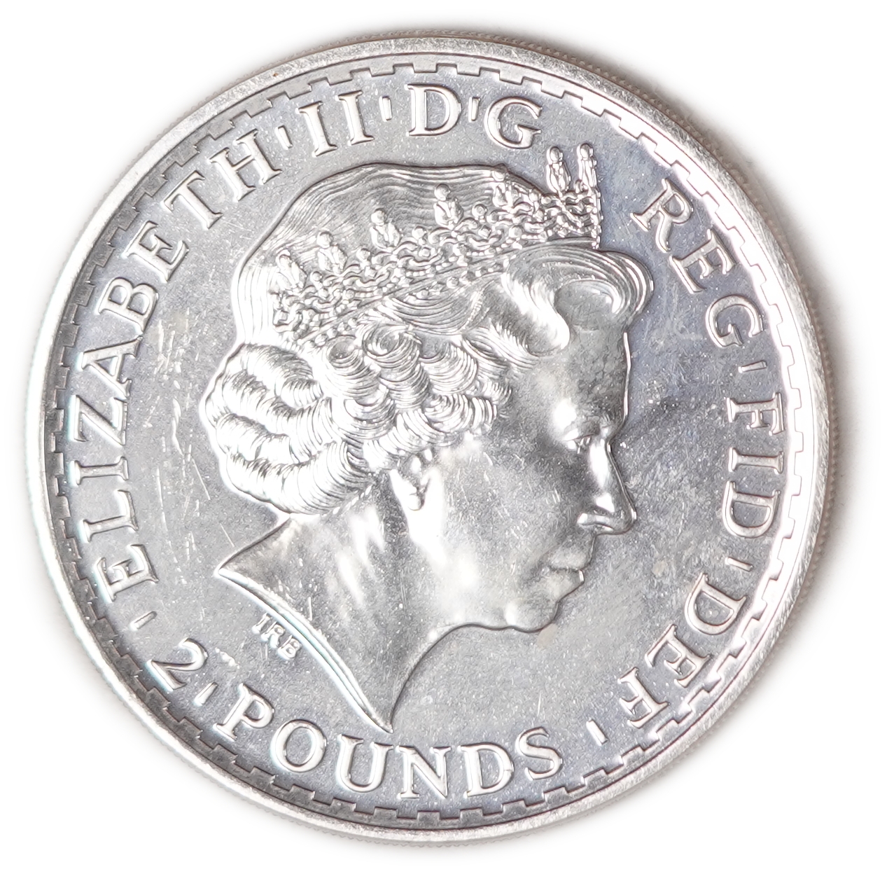 Great Britain - 2 Pounds 2013 - Britannia - Silver 999, 31.21g (31.1g Pure Silver, 1 oz.) - 1 0