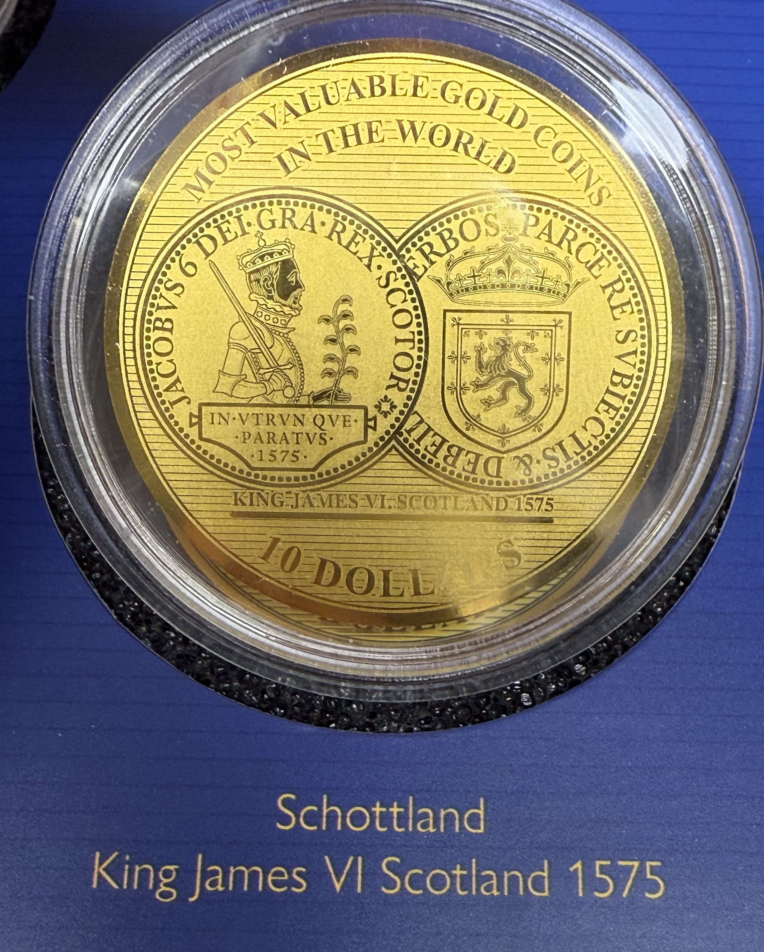 Solomon Islands - “The World’s Most Valuable Gold Coins” Series 2019 - 7×10 Dollar Coins - .9999 Gold ... - 1 13