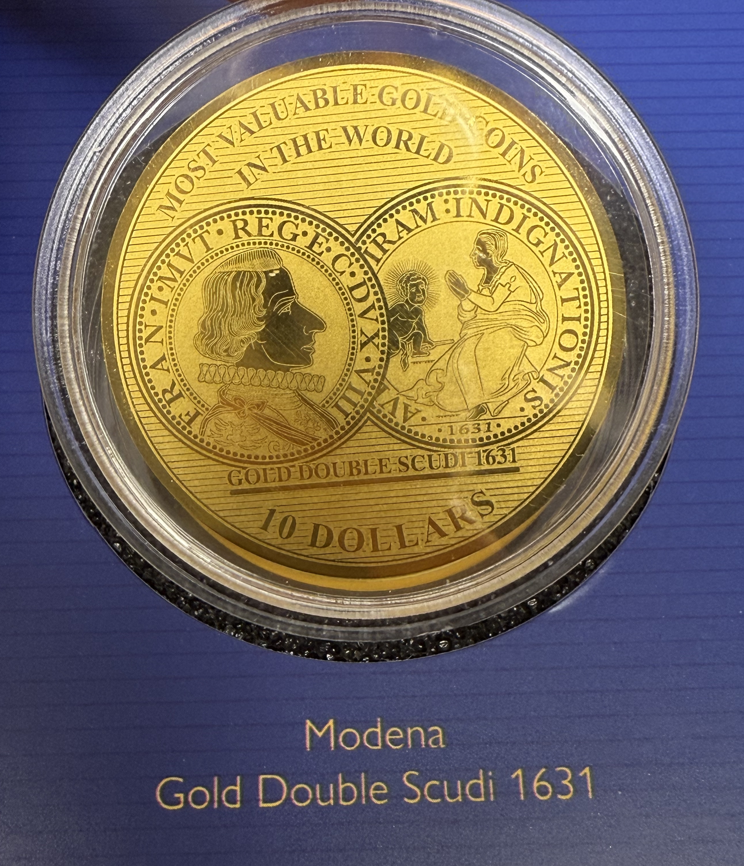 Solomon Islands - “The World’s Most Valuable Gold Coins” Series 2019 - 7×10 Dollar Coins - .9999 Gold ... - 1 11