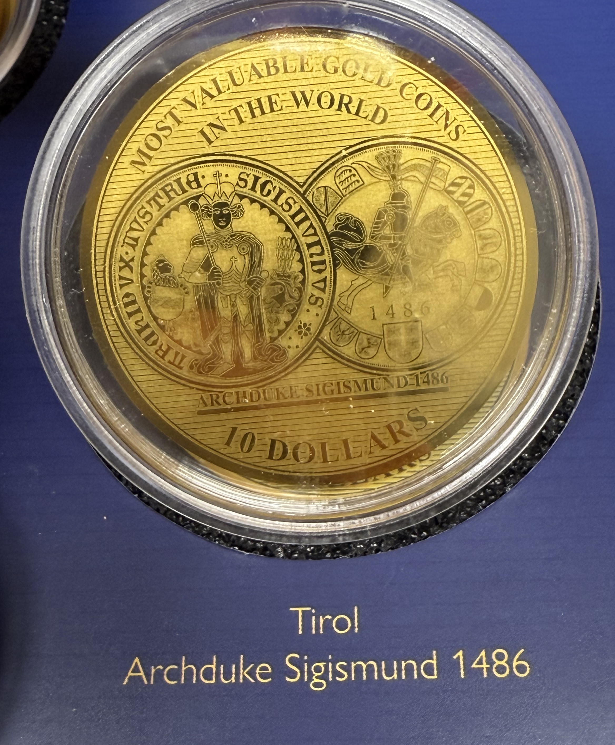 Solomon Islands - “The World’s Most Valuable Gold Coins” Series 2019 - 7×10 Dollar Coins - .9999 Gold ... - 1 5