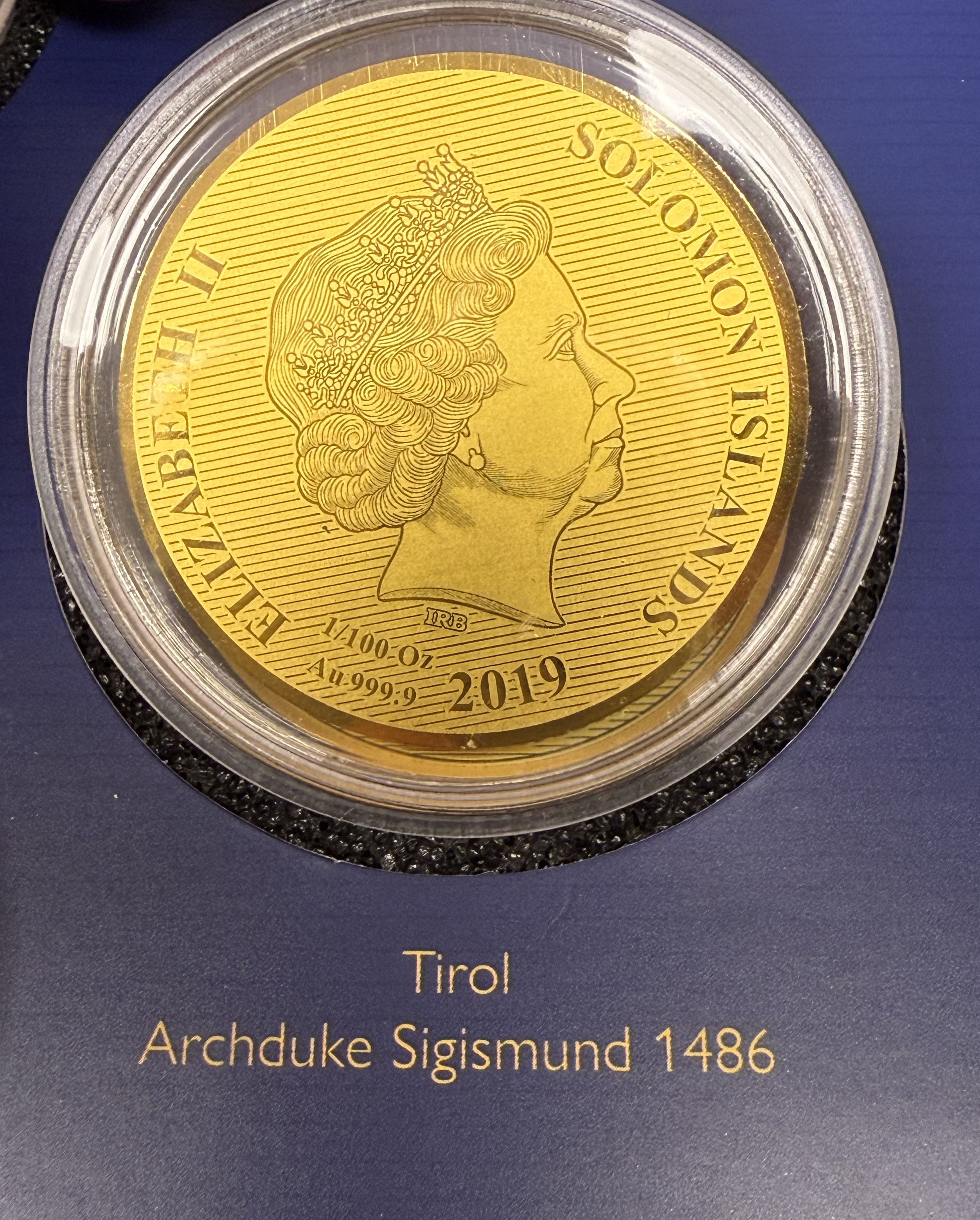 Solomon Islands - “The World’s Most Valuable Gold Coins” Series 2019 - 7×10 Dollar Coins - .9999 Gold ... - 1 6