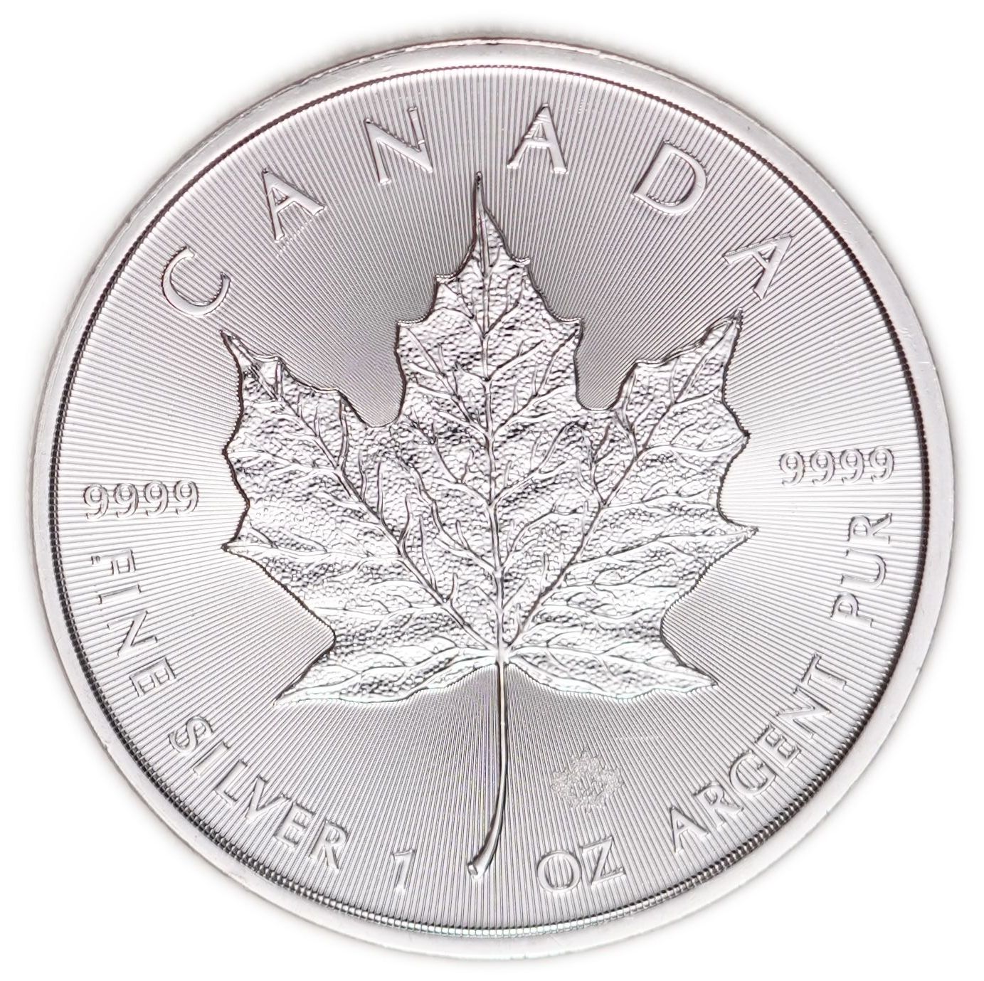 Canada - 5 Dollars 2022, Silver Maple Leaf - .9999 Silver, 31.11 g (Approximately 31.1 g of Pure Silver, 1 Ounce) - 1 0