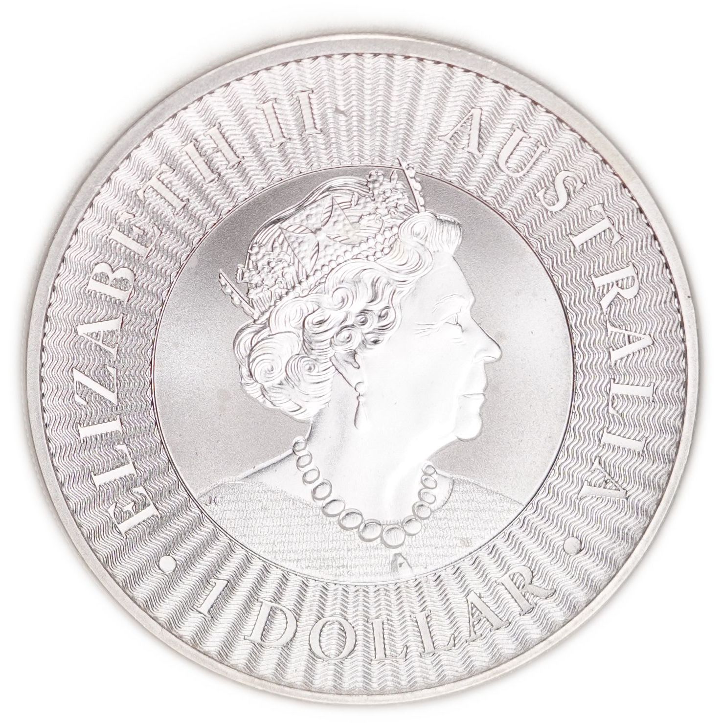 Australia - 1 Dollar 2021, Australian Kangaroo - .9999 Silver, 1 oz (Approximately 31.1 g of Pure Silver, 1 Troy Ounce) - 1 0