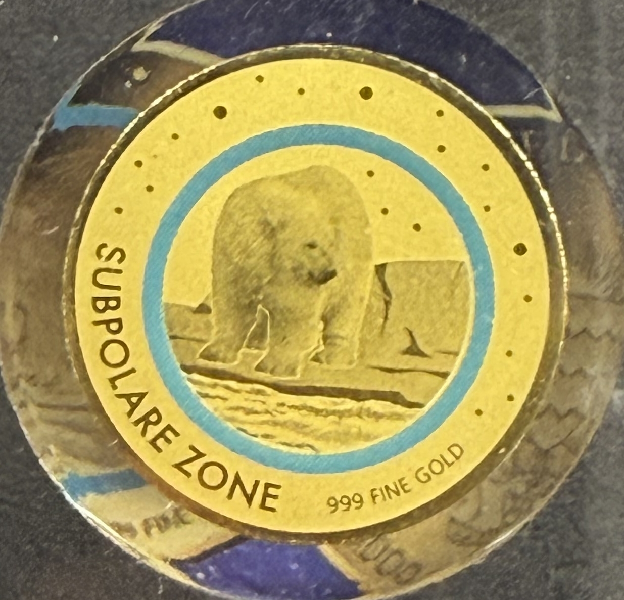 Chad - “Planet Earth” Series - 6 Gold .999 Coins from 2020 - 5×5,000 CFA Francs and One 3,000 CFA Francs - ... - 1 8