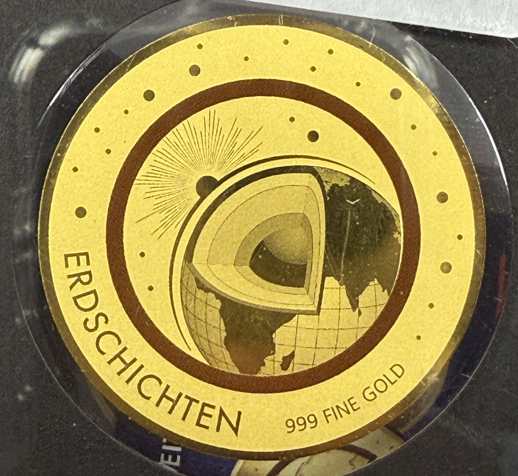 Chad - “Planet Earth” Series - 6 Gold .999 Coins from 2020 - 5×5,000 CFA Francs and One 3,000 CFA Francs - ... - 1 12