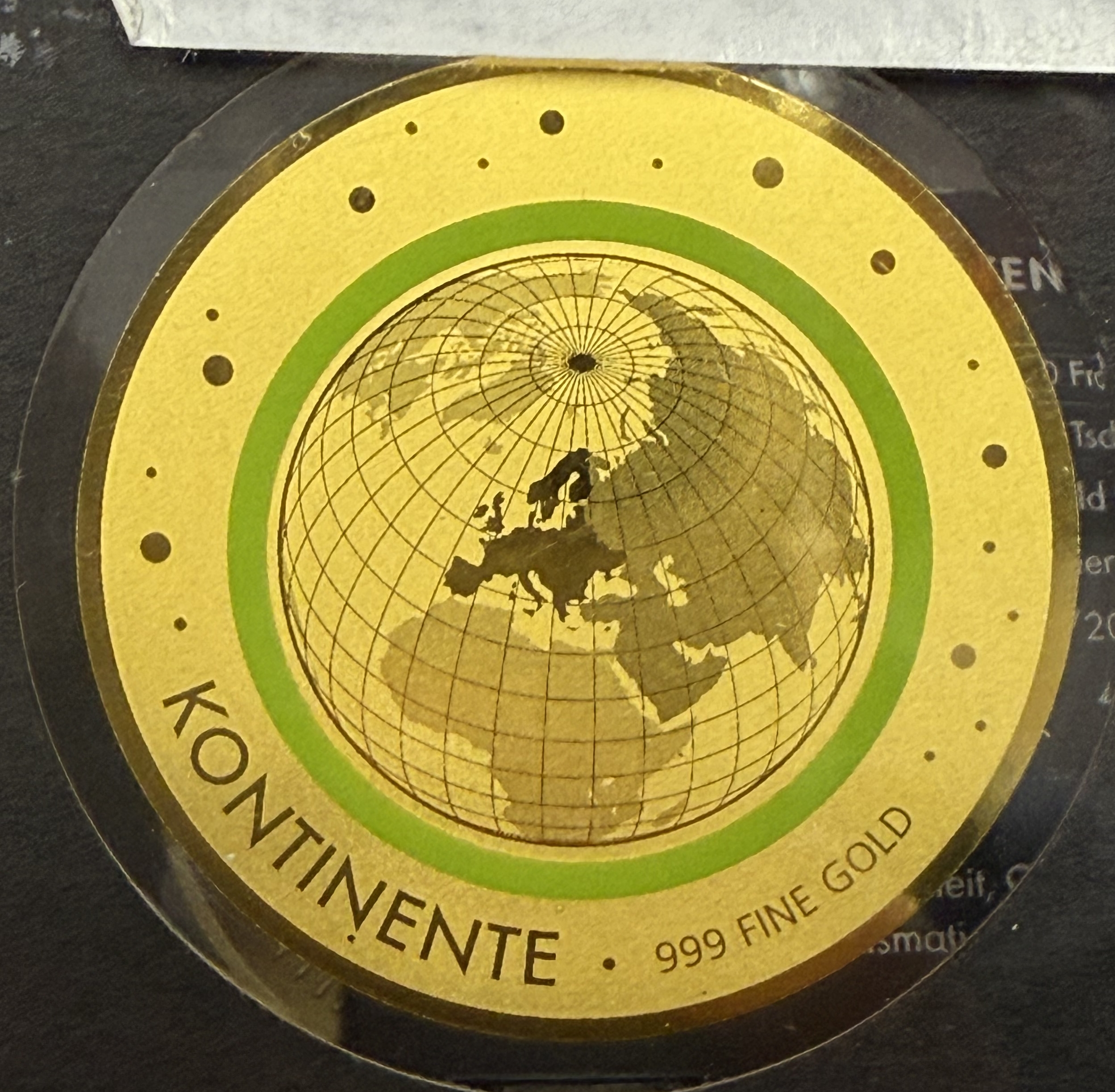 Chad - “Planet Earth” Series - 6 Gold .999 Coins from 2020 - 5×5,000 CFA Francs and One 3,000 CFA Francs - ... - 1 4