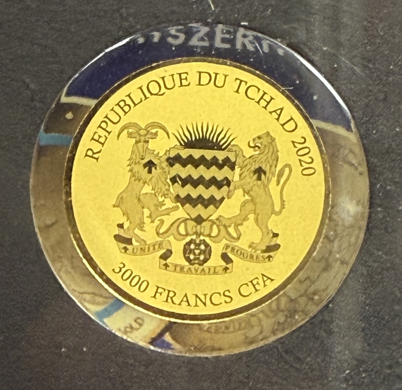 Chad - “Planet Earth” Series - 6 Gold .999 Coins from 2020 - 5×5,000 CFA Francs and One 3,000 CFA Francs - ... - 1 9