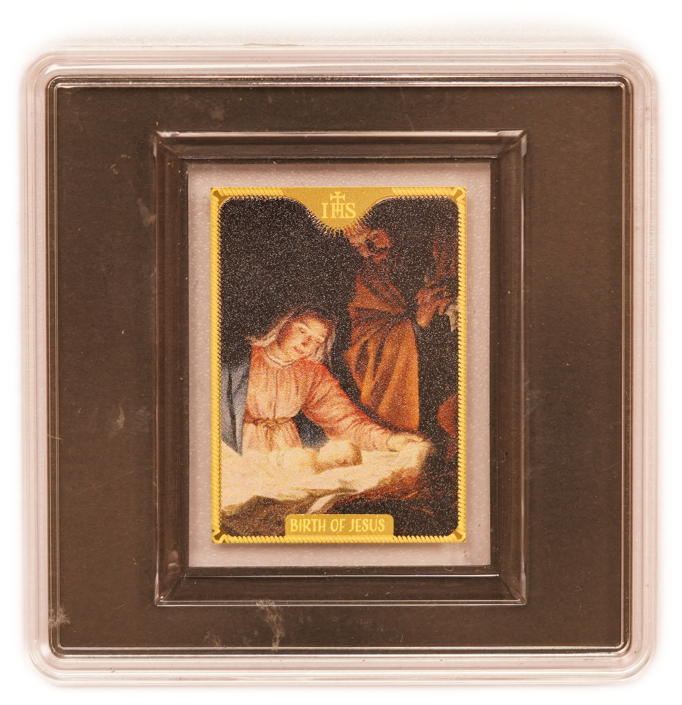 Tokelau - 2 Dollars 2022 - Birth of Jesus - Gold 999, 1/200oz (approx. 0.16g Pure Gold) - 1 0