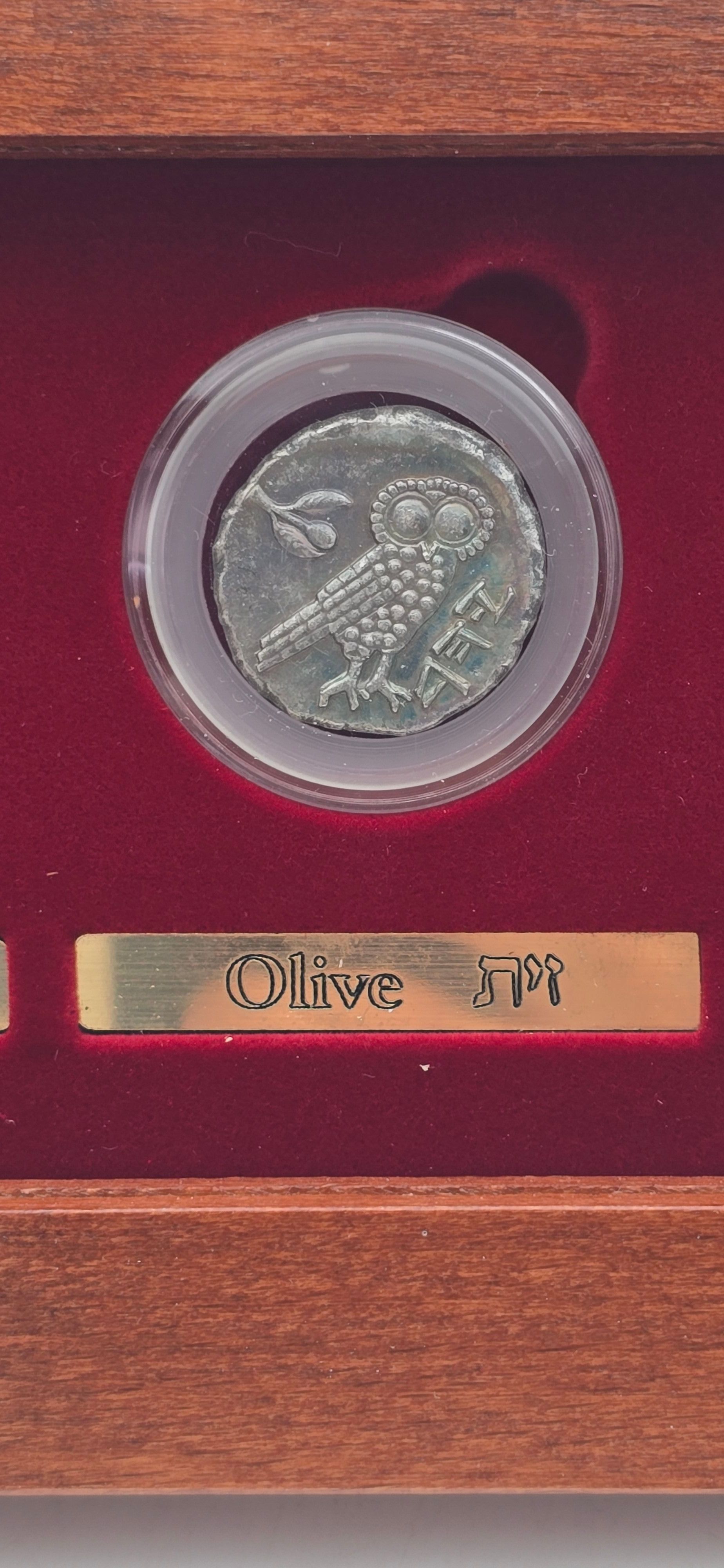 Israel - The Seven Species 2006 - Set of 7 Ancient Jewish Coin Replicas - 2 Pure Silver and 5 Bronze, 27mm Each - 1 3