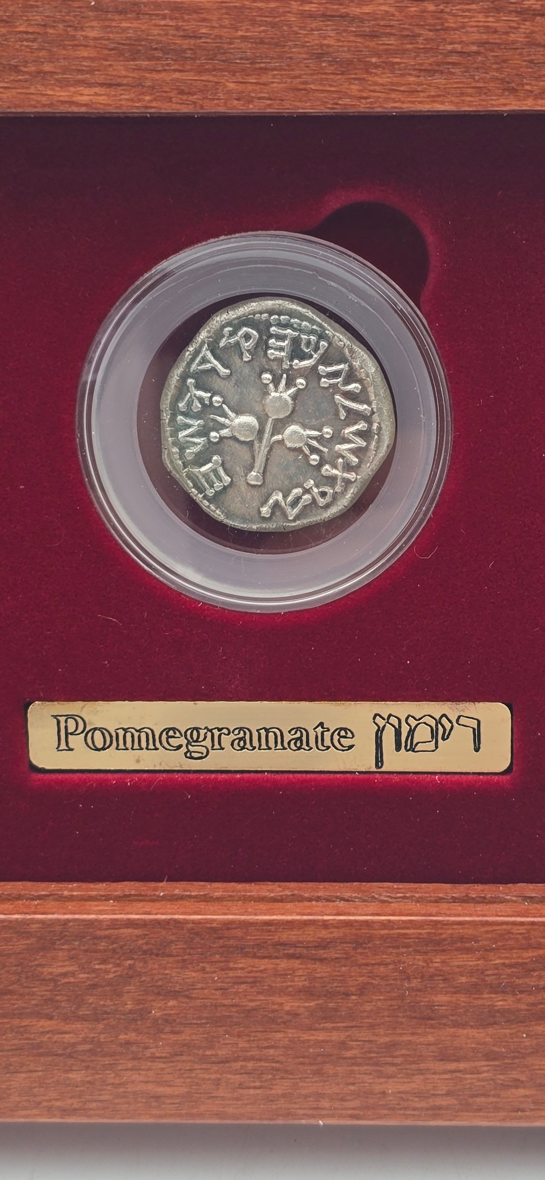 Israel - The Seven Species 2006 - Set of 7 Ancient Jewish Coin Replicas - 2 Pure Silver and 5 Bronze, 27mm Each - 1 4