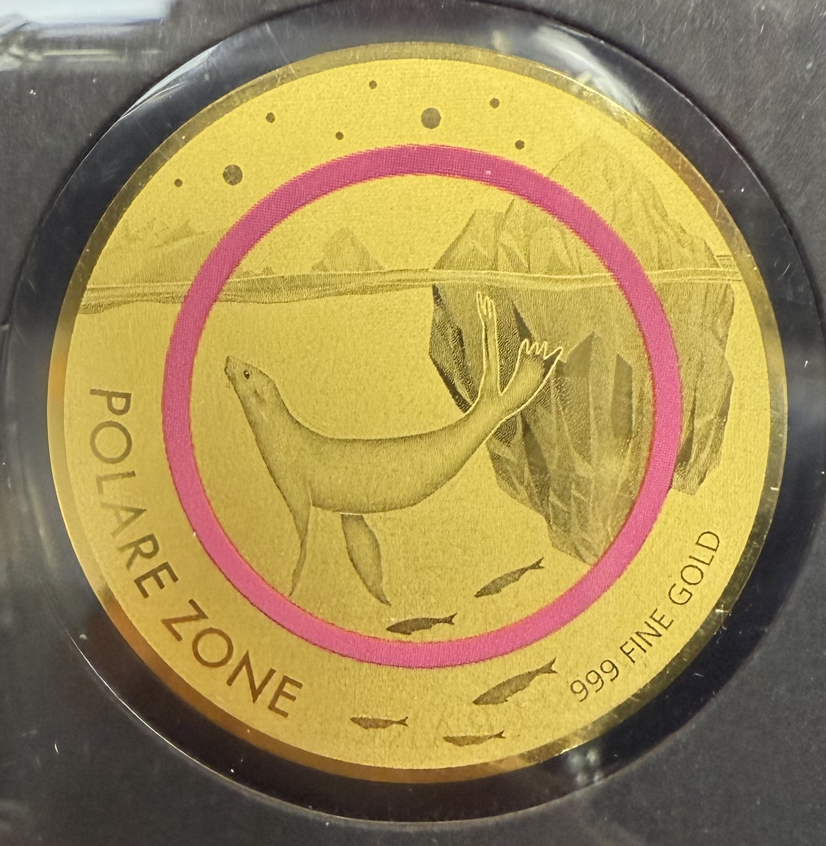 Chad - “Polar Zone” Series 2021 - 5×5,000 CFA Franc Gold Coins - .999 Gold, Approximately 0.778g Pure Gold in Total ... - 1 13