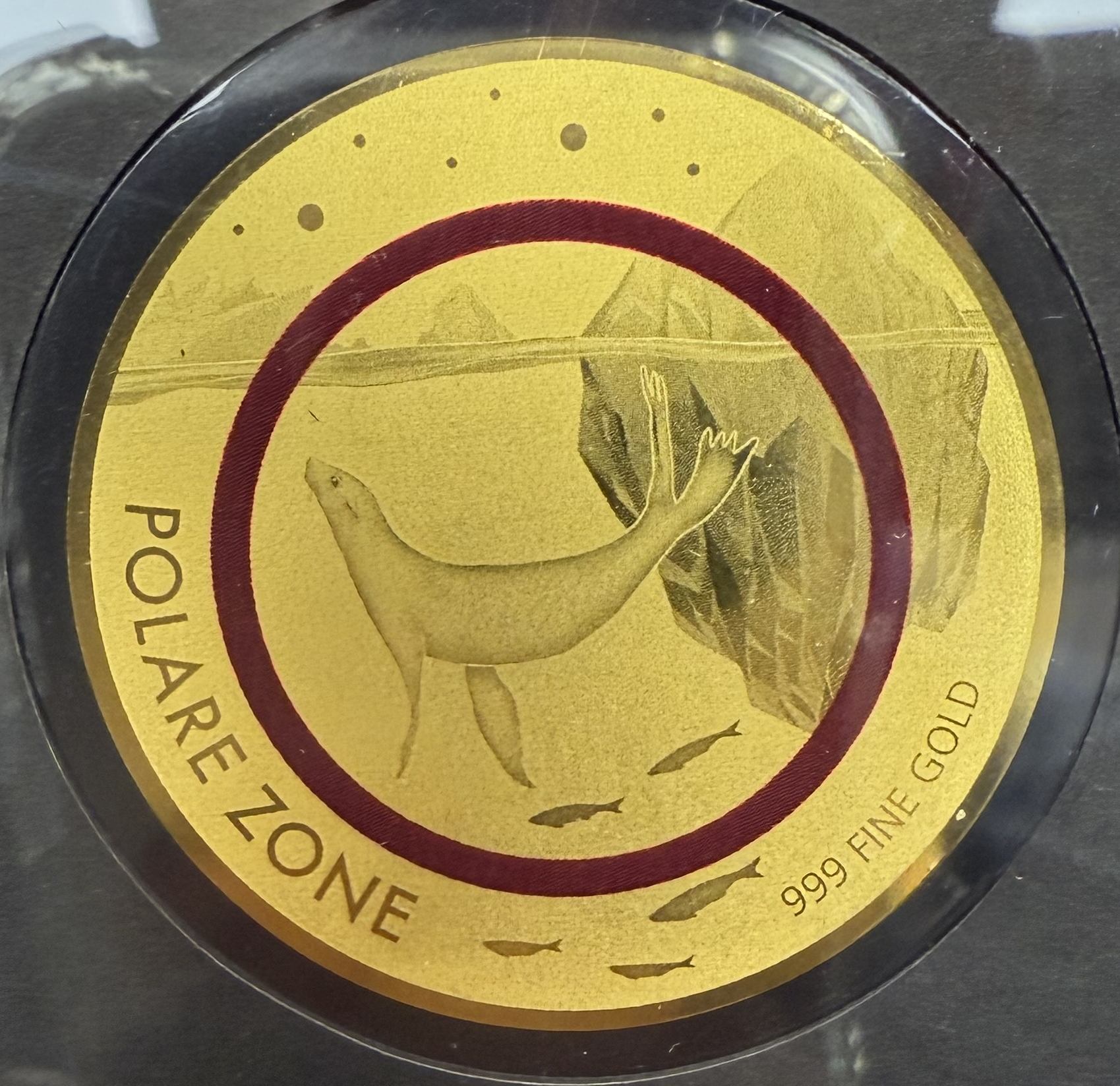 Chad - “Polar Zone” Series 2021 - 5×5,000 CFA Franc Gold Coins - .999 Gold, Approximately 0.778g Pure Gold in Total ... - 1 9