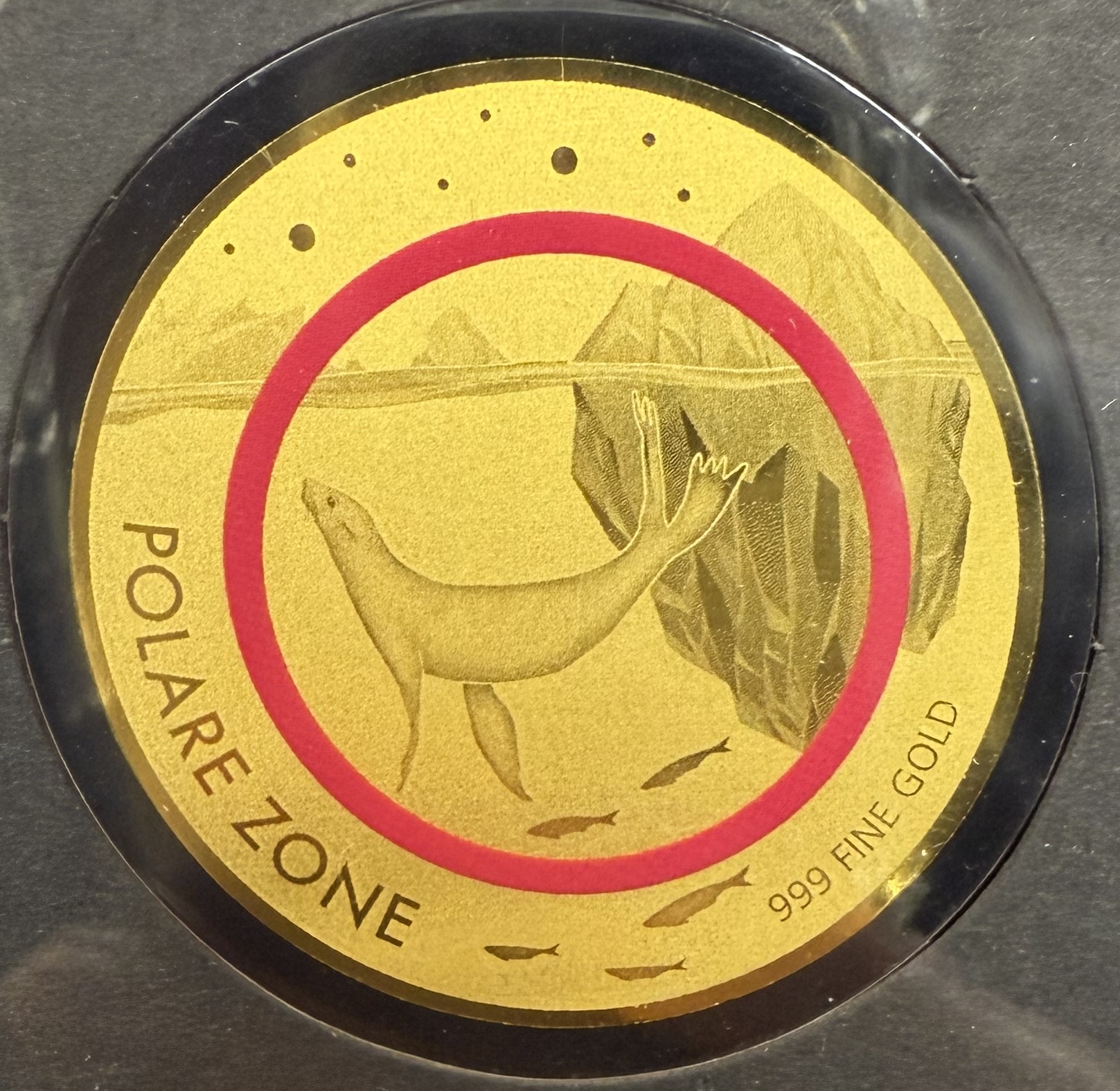 Chad - “Polar Zone” Series 2021 - 5×5,000 CFA Franc Gold Coins - .999 Gold, Approximately 0.778g Pure Gold in Total ... - 1 5