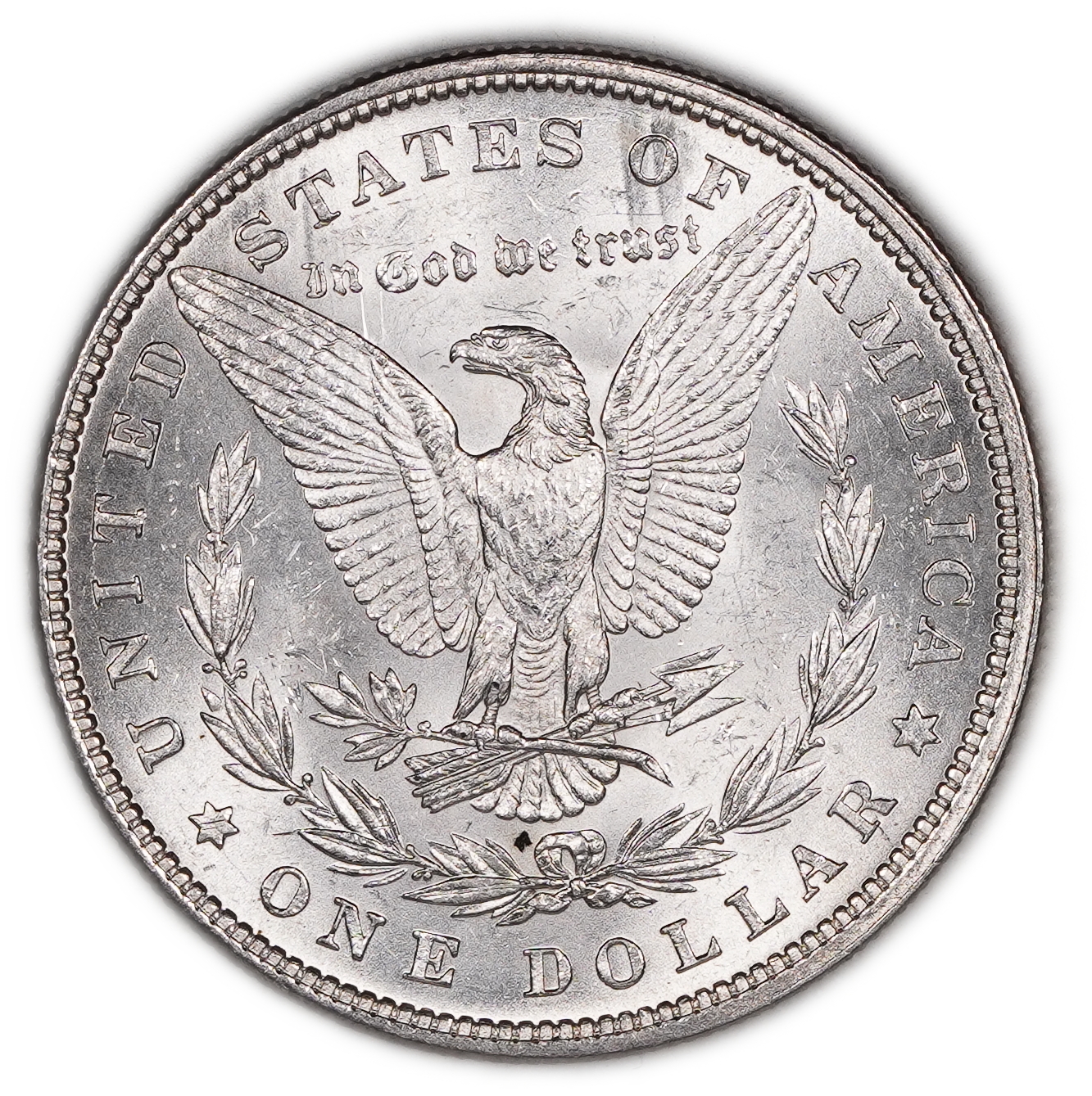 USA - 1 Morgan Dollar 1879 - UNC - 900 silver, 26.73g (net 24.05g, 0.77 oz), 38.1 mm. - 1 1