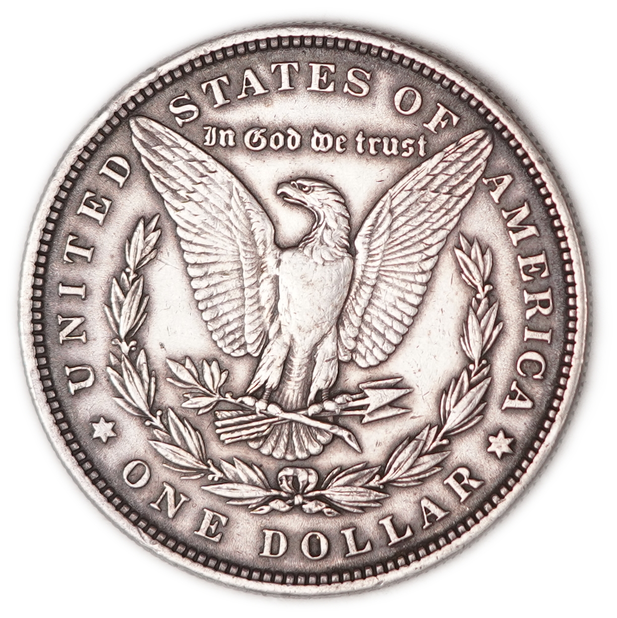 United States - 1 Dollar 1879 - Morgan Dollar - Silver 900, 26.73g (approx. 24.06g pure silver, 0.77 oz.) - VF-XF - 1 1