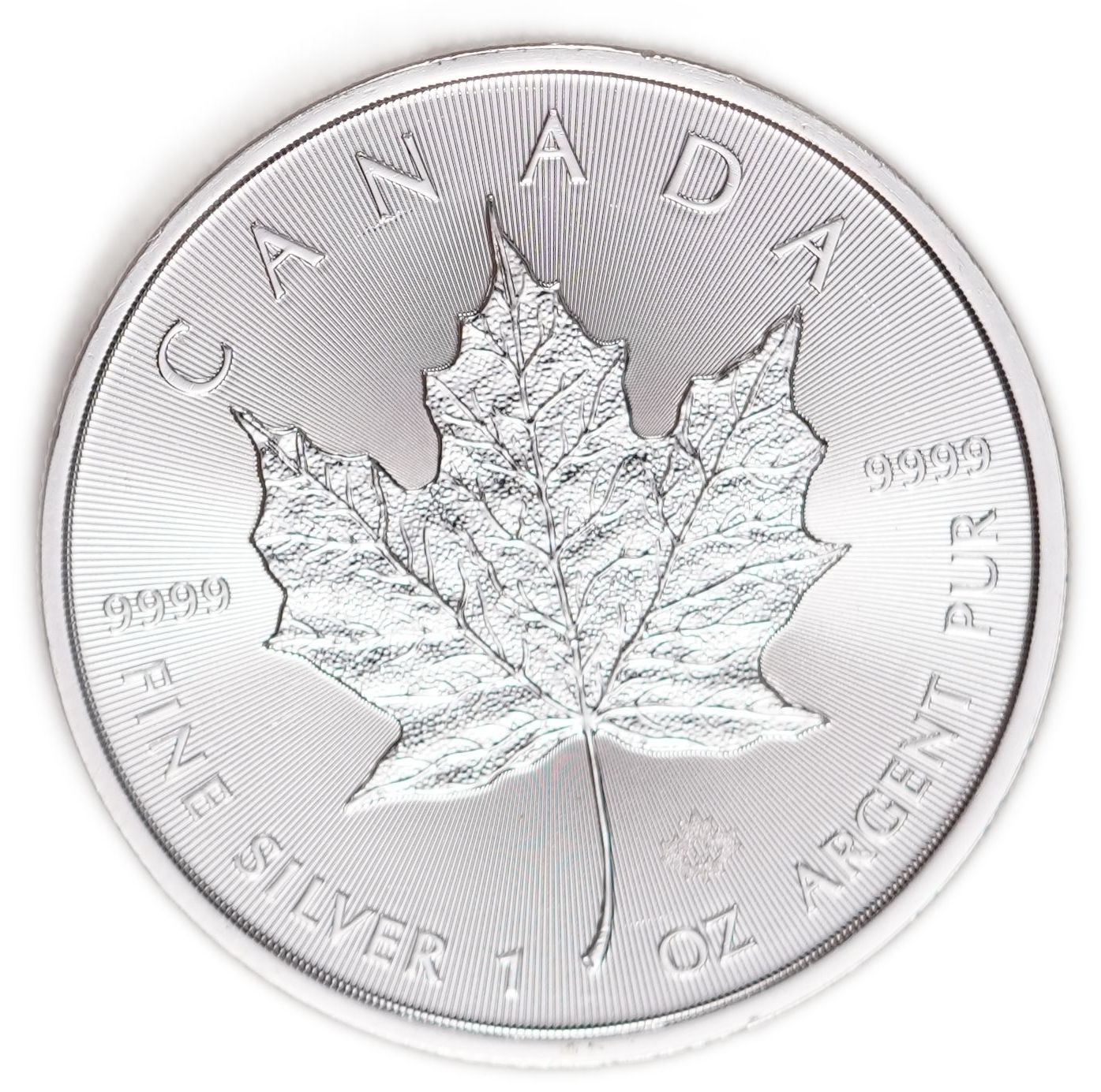 Canada - 5 Dollars 2022, Silver Maple Leaf - .9999 Silver, 31.11 g (Approximately 31.1 g of Pure Silver, 1 Ounce) - 1 0