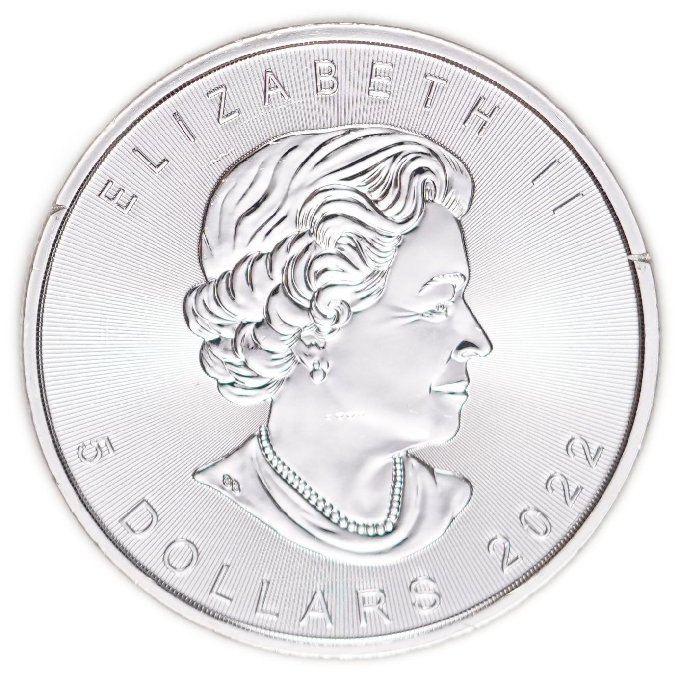 Canada - 5 Dollars 2022, Silver Maple Leaf - .9999 Silver, 31.11 g (Approximately 31.1 g of Pure Silver, 1 Ounce) - 1 1