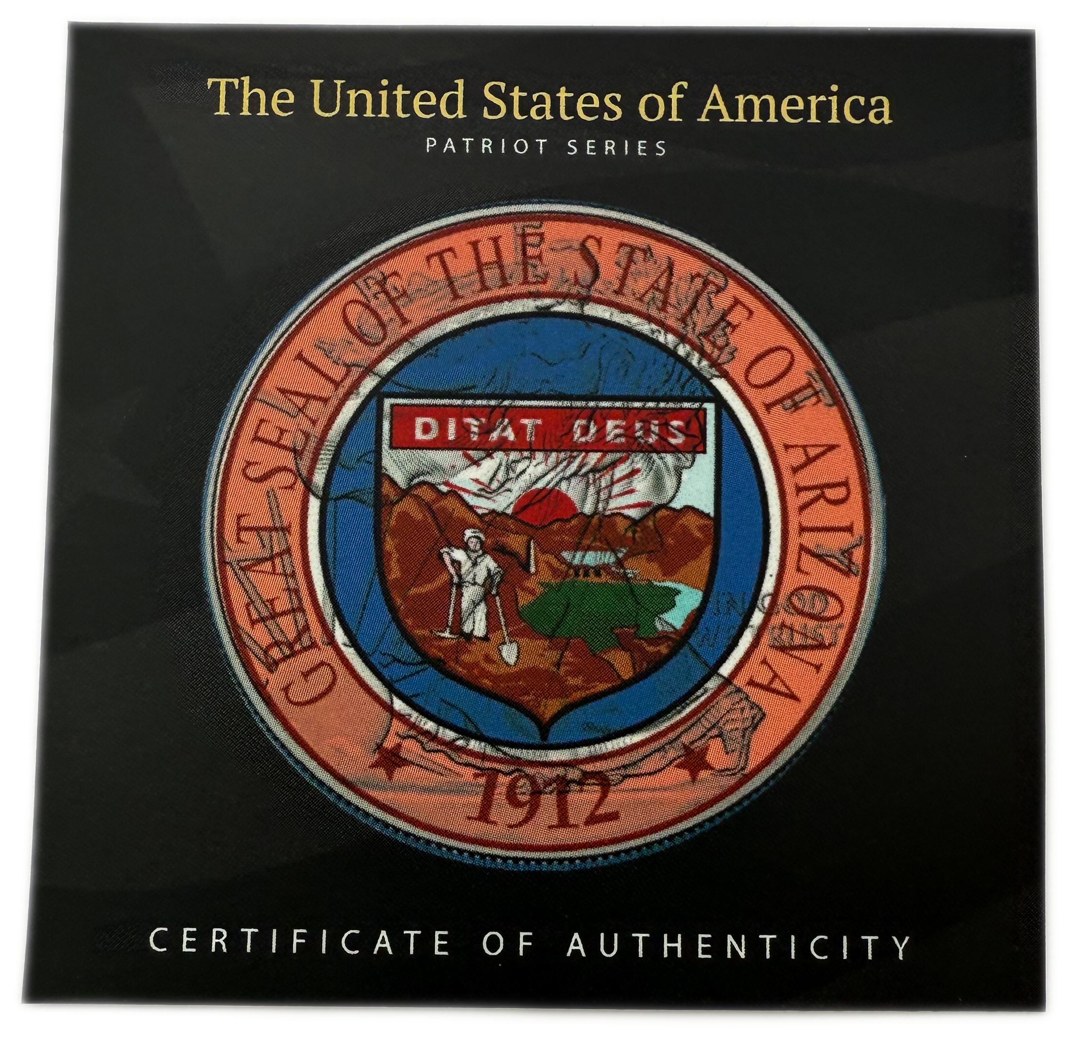 USA - 1 Dollar 2017 - Great Seal of the State of Arizona - Silver 999, 31.1g (31.1g net silver, 1.00 oz) - 1 2