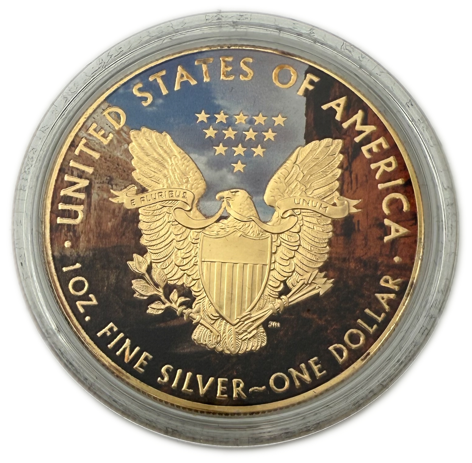 USA - 1 Dollar 2017 - Great Seal of the State of Arizona - Silver 999, 31.1g (31.1g net silver, 1.00 oz) - 1 1