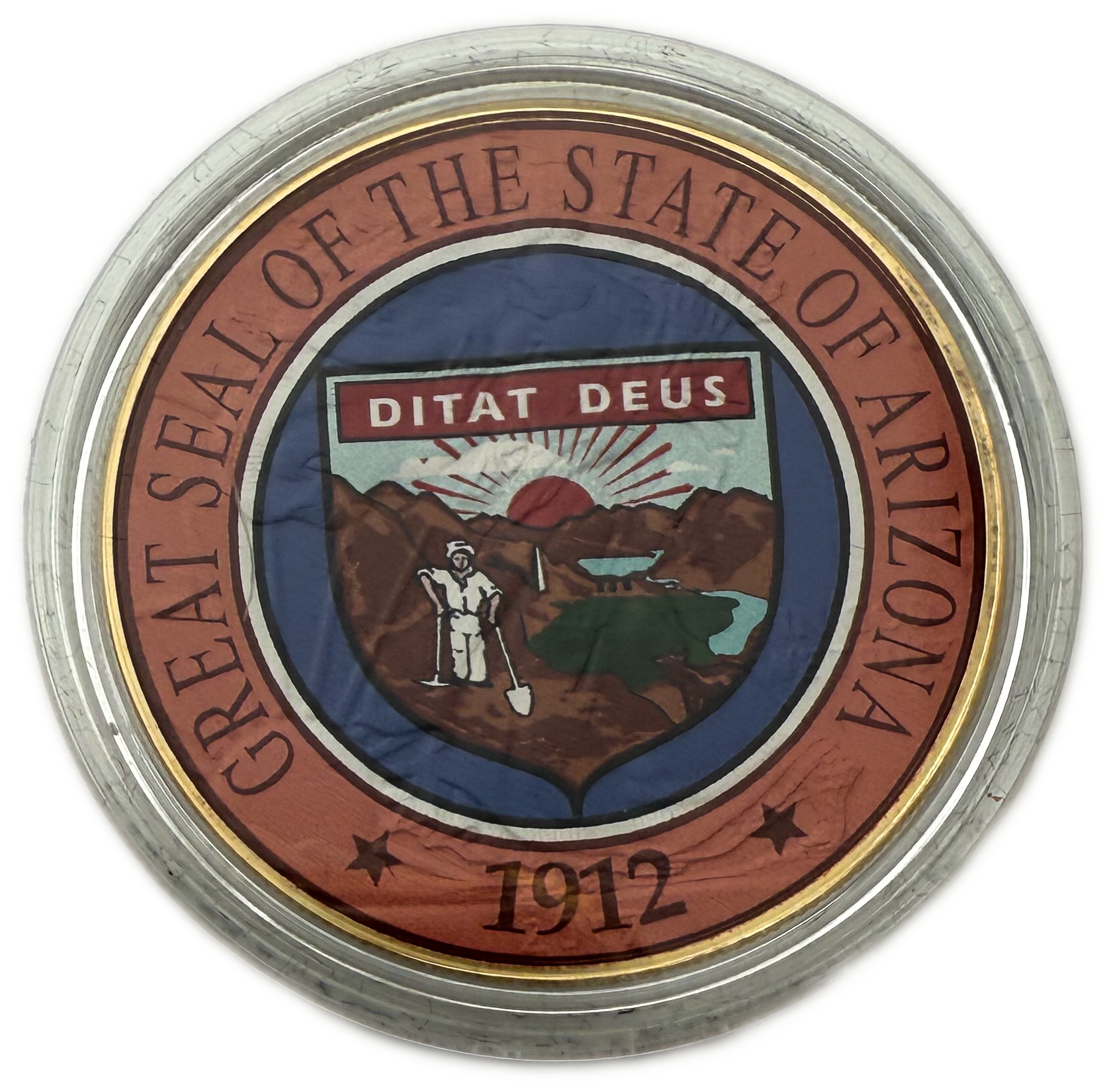 USA - 1 Dollar 2017 - Great Seal of the State of Arizona - Silver 999, 31.1g (31.1g net silver, 1.00 oz) - 1 0