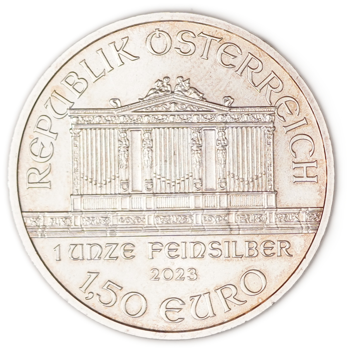 Austria - 1.50 Euro 2023 - Vienna Philharmonic - Silver 999, 1oz (31.1g Pure Silver) - 1 1