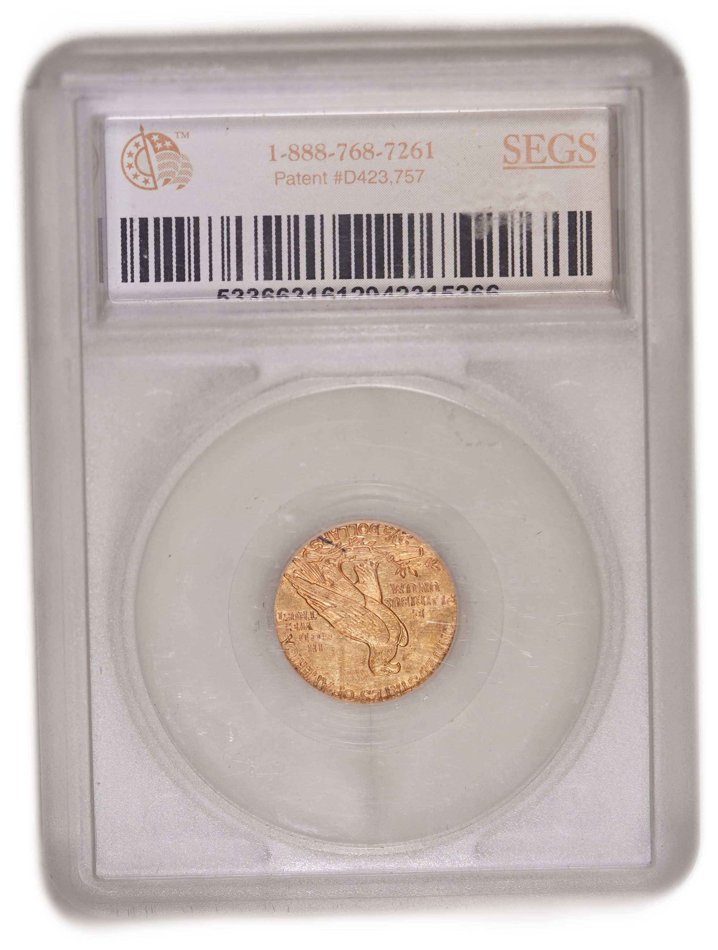 United States - 1929 Indian Head Quarter Eagle, $2.50 Gold Coin - Gold 900, 4.18 g (Approx. 3.76 g Pure Gold ... - 1 3