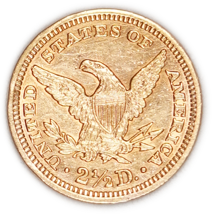 United States - 2½ Dollars 1906 - Liberty Head - Quarter Eagle - KM# 72 - Gold 900, 4.15g (approx. 3.74g pure gold ... - 1 1