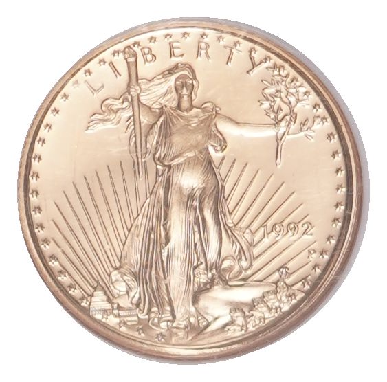 United States - 5 Dollars 1992 P - American Gold Eagle - Gold 916.7, 3.39g (3.11g Pure Gold, 1/10 oz.) - NGC PF 69 ... - 1 0