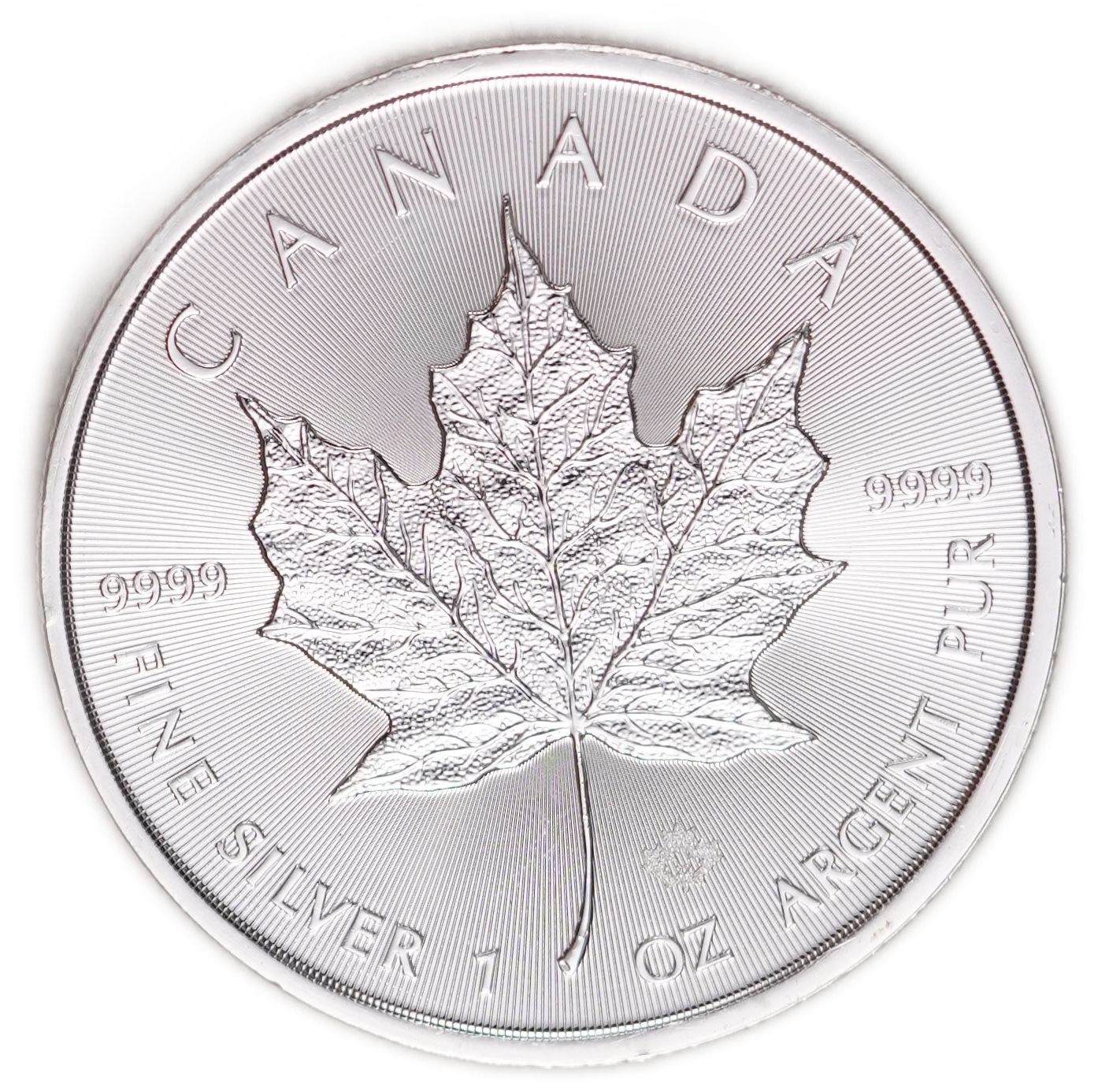 Canada - 5 Dollars 2022, Silver Maple Leaf - .9999 Silver, 31.11 g (Approximately 31.1 g of Pure Silver, 1 Ounce) - 1 0
