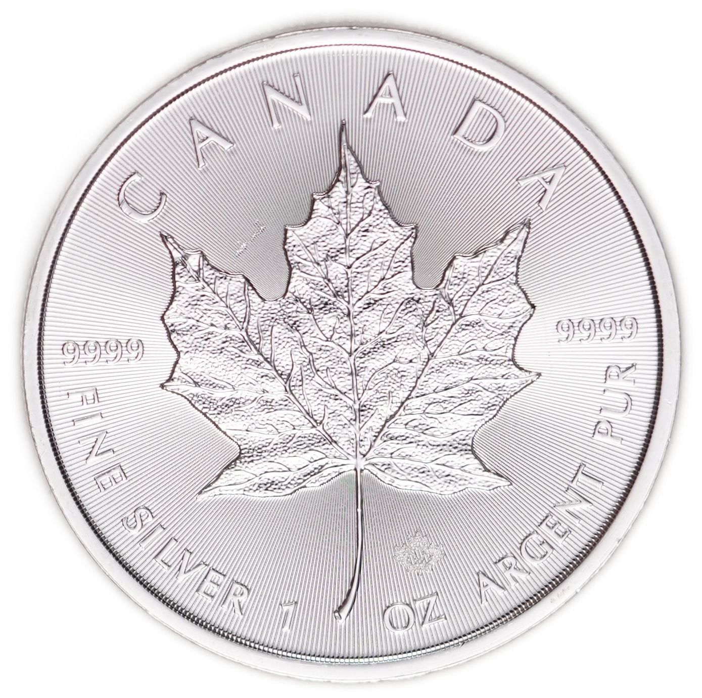 Canada - 5 Dollars 2022, Silver Maple Leaf - .9999 Silver, 31.11 g (Approximately 31.1 g of Pure Silver, 1 Ounce) - 1 0
