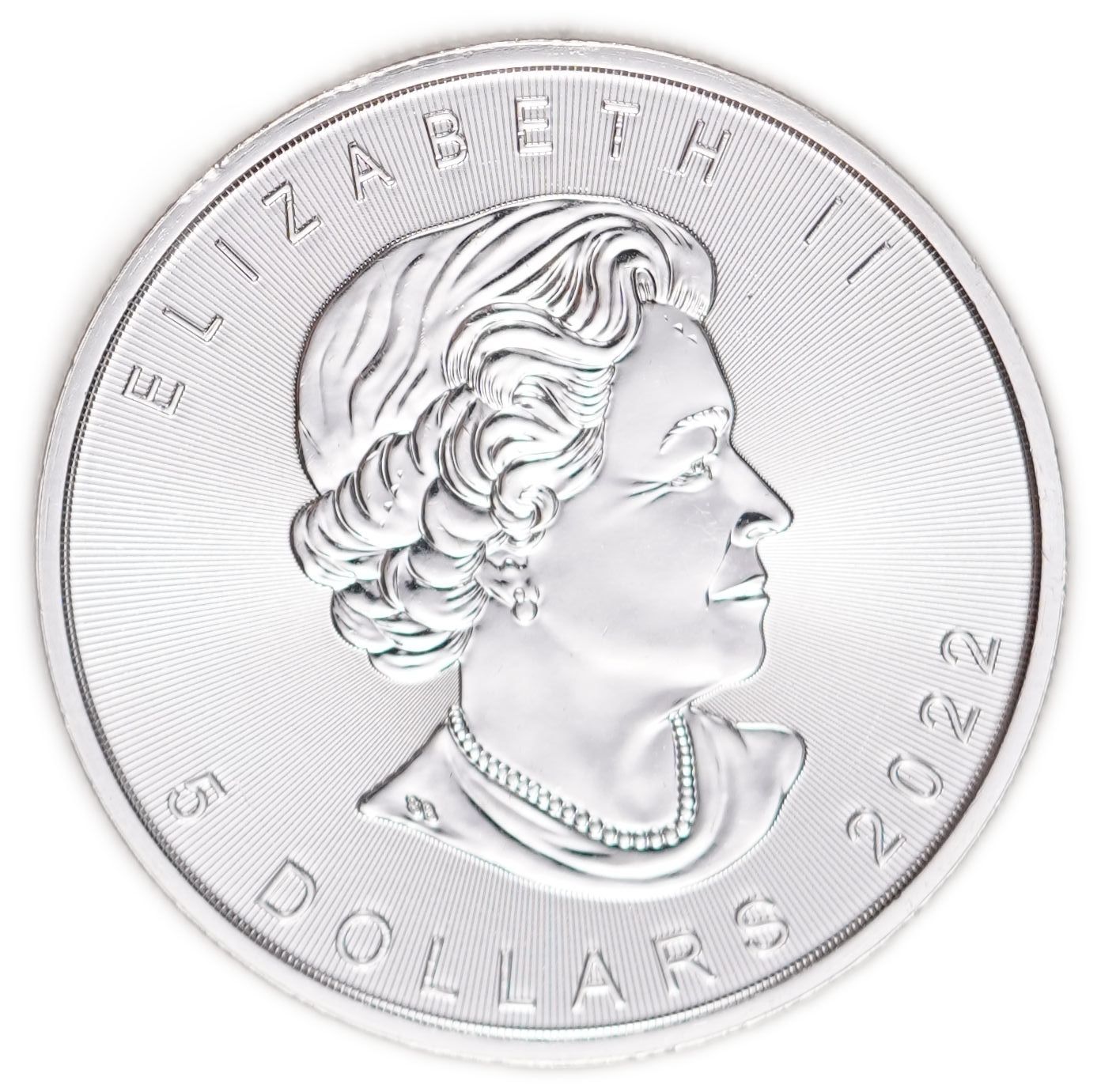 Canada - 5 Dollars 2022, Silver Maple Leaf - .9999 Silver, 31.11 g (Approximately 31.1 g of Pure Silver, 1 Ounce) - 1 1