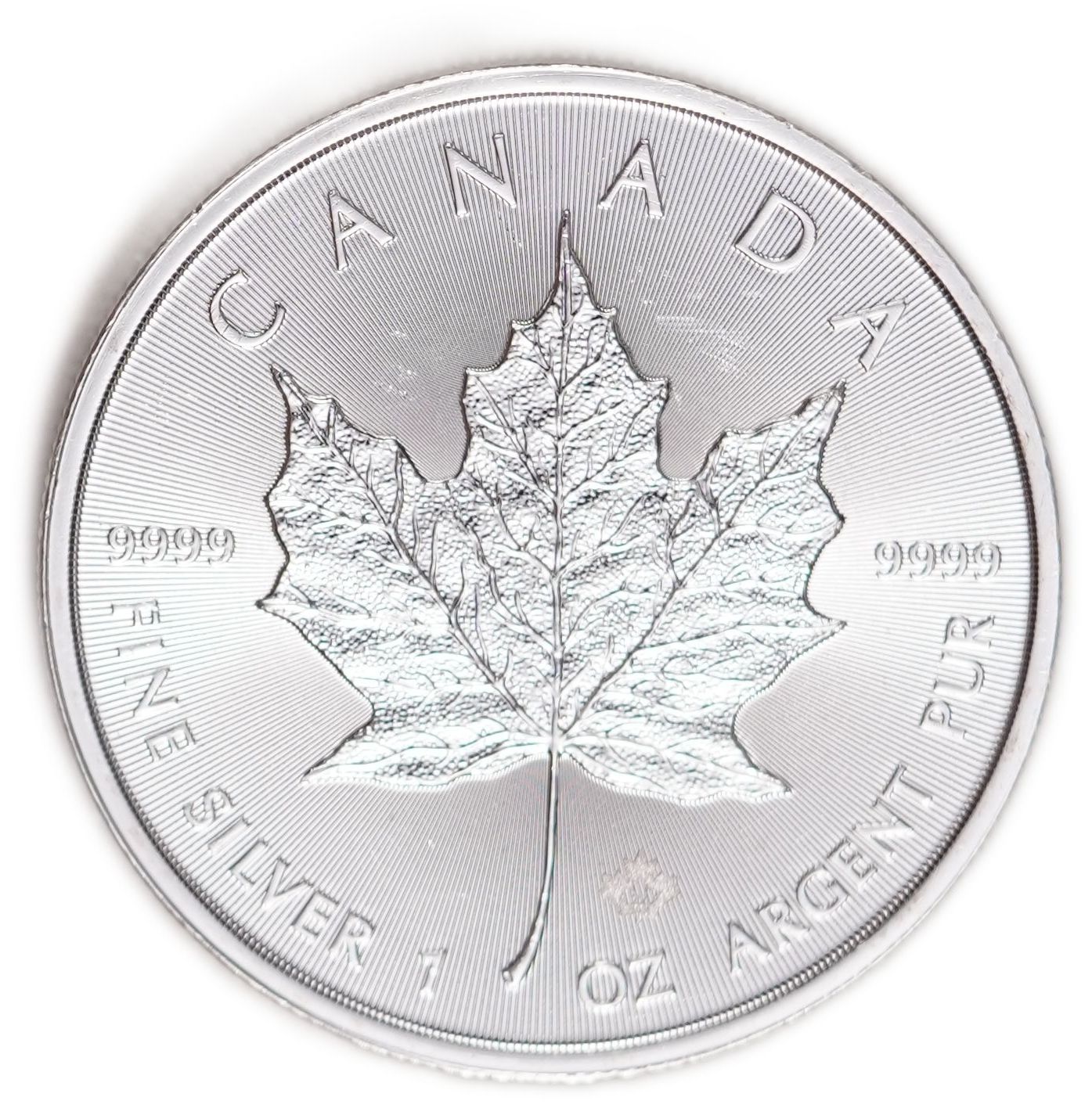 Canada - 5 Dollars 2022, Silver Maple Leaf - .9999 Silver, 31.11 g (Approximately 31.1 g of Pure Silver, 1 Ounce) - 1 0