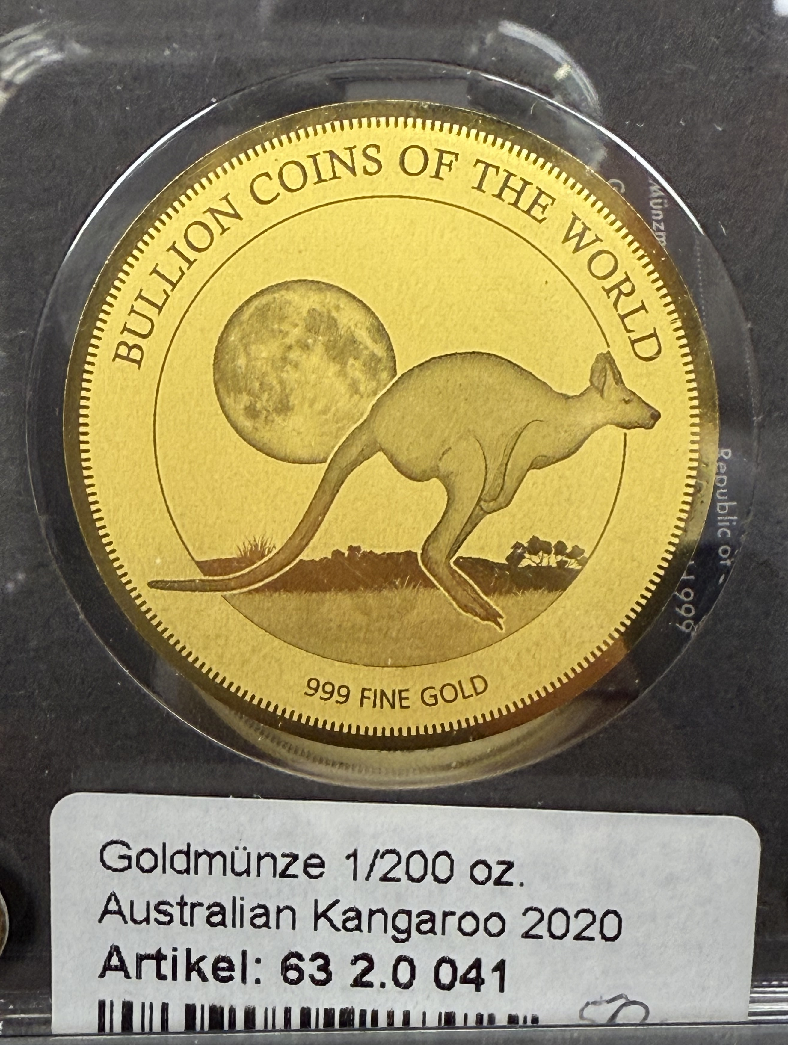 Chad - “Bullion Coins of the World” Series 2020 - 6 Gold .999 Coins - 5×5,000 CFA Francs and One 3,000 CFA Francs - ... - 1 9