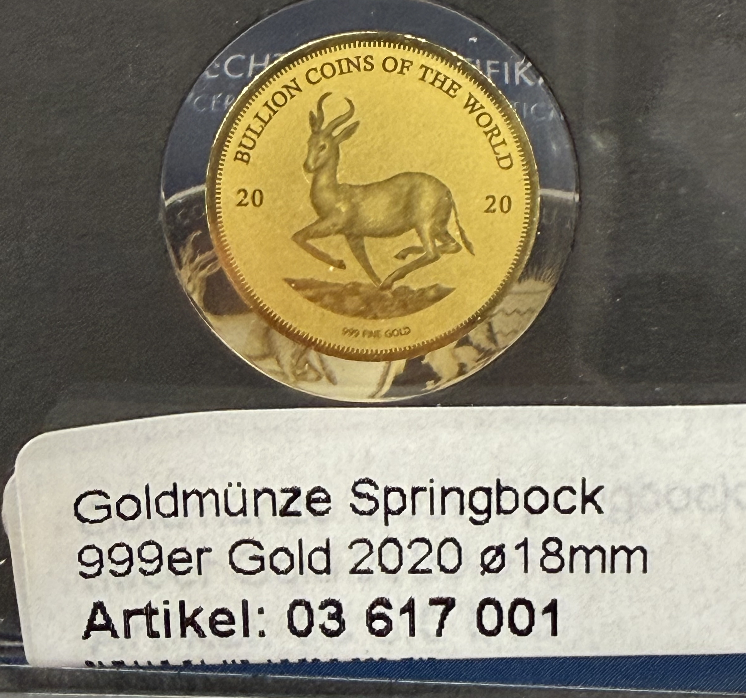Chad - “Bullion Coins of the World” Series 2020 - 6 Gold .999 Coins - 5×5,000 CFA Francs and One 3,000 CFA Francs - ... - 1 11