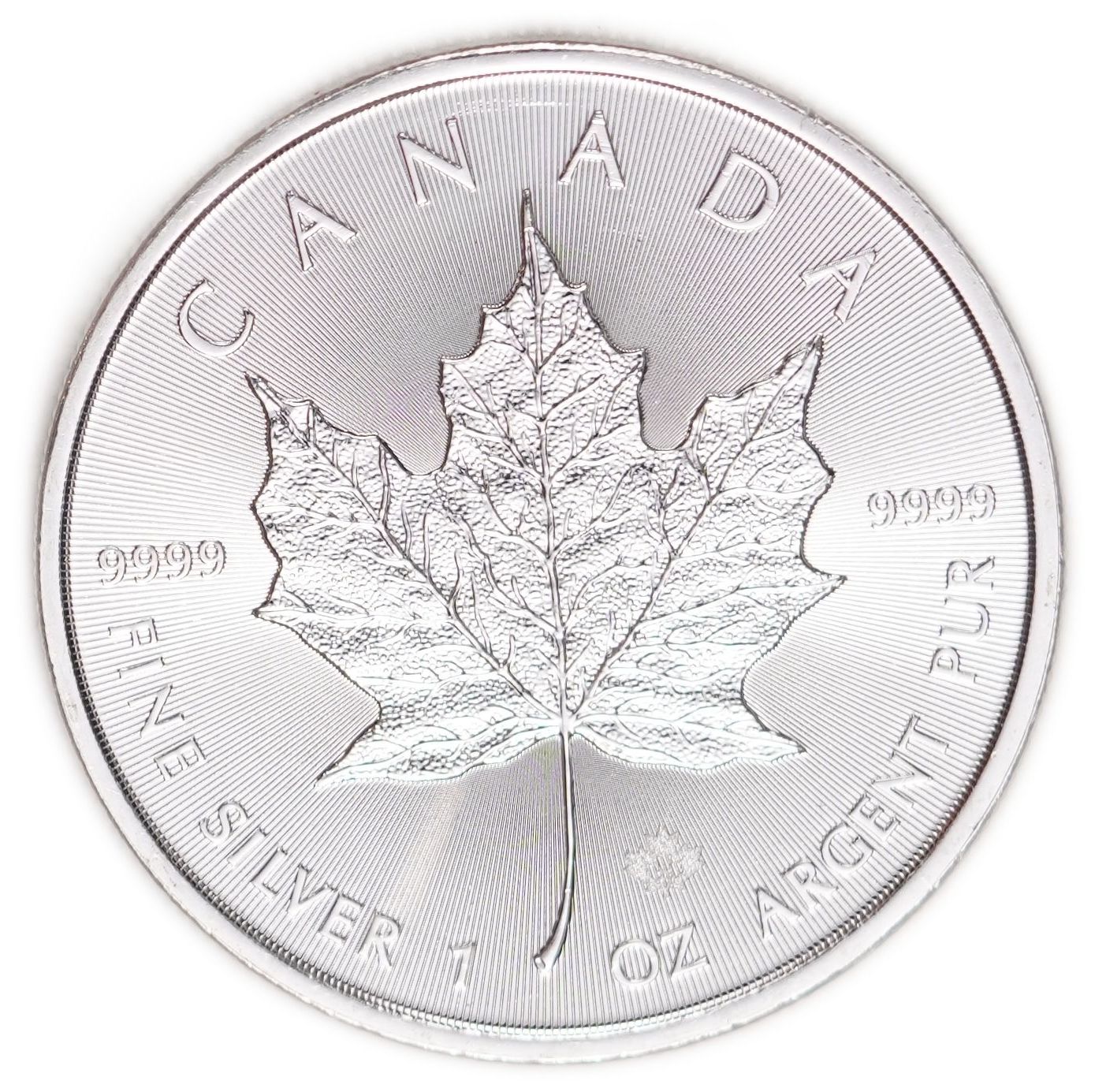 Canada - 5 Dollars 2022, Silver Maple Leaf - .9999 Silver, 31.11 g (Approximately 31.1 g of Pure Silver, 1 Ounce) - 1 0
