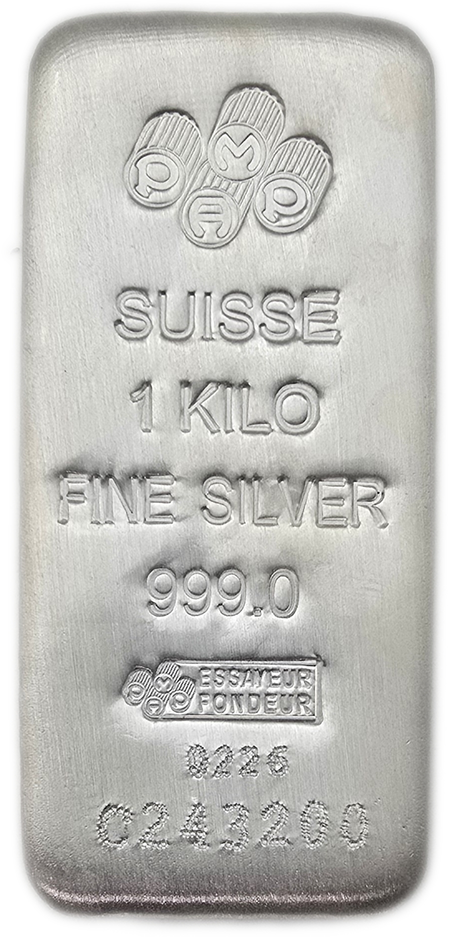 Bullion Bars - Switzerland - PAMP Suisse Silver Bar, 1 Kilo - Silver 999, 1,000 g, with Original Certificate - 1 3