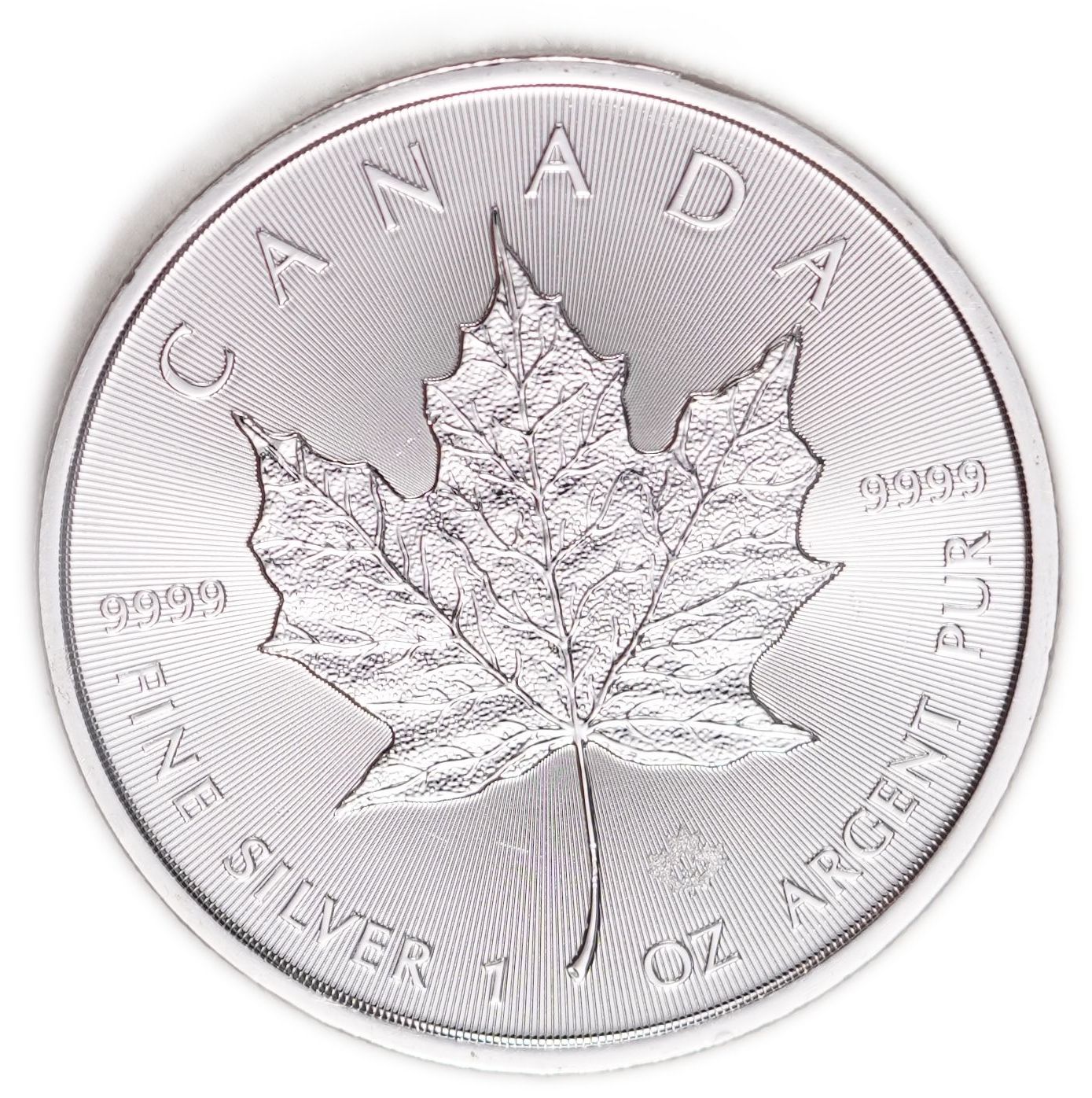 Canada - 5 Dollars 2022, Silver Maple Leaf - .9999 Silver, 31.11 g (Approximately 31.1 g of Pure Silver, 1 Ounce) - 1 0
