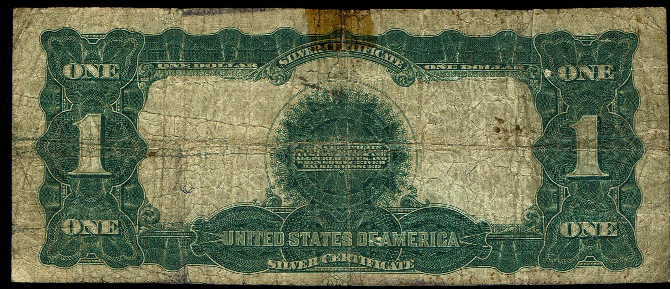 United States - 1 Dollar 1899 - "Black Eagle" Silver Certificate - Speelman-White Signatures - 1 1