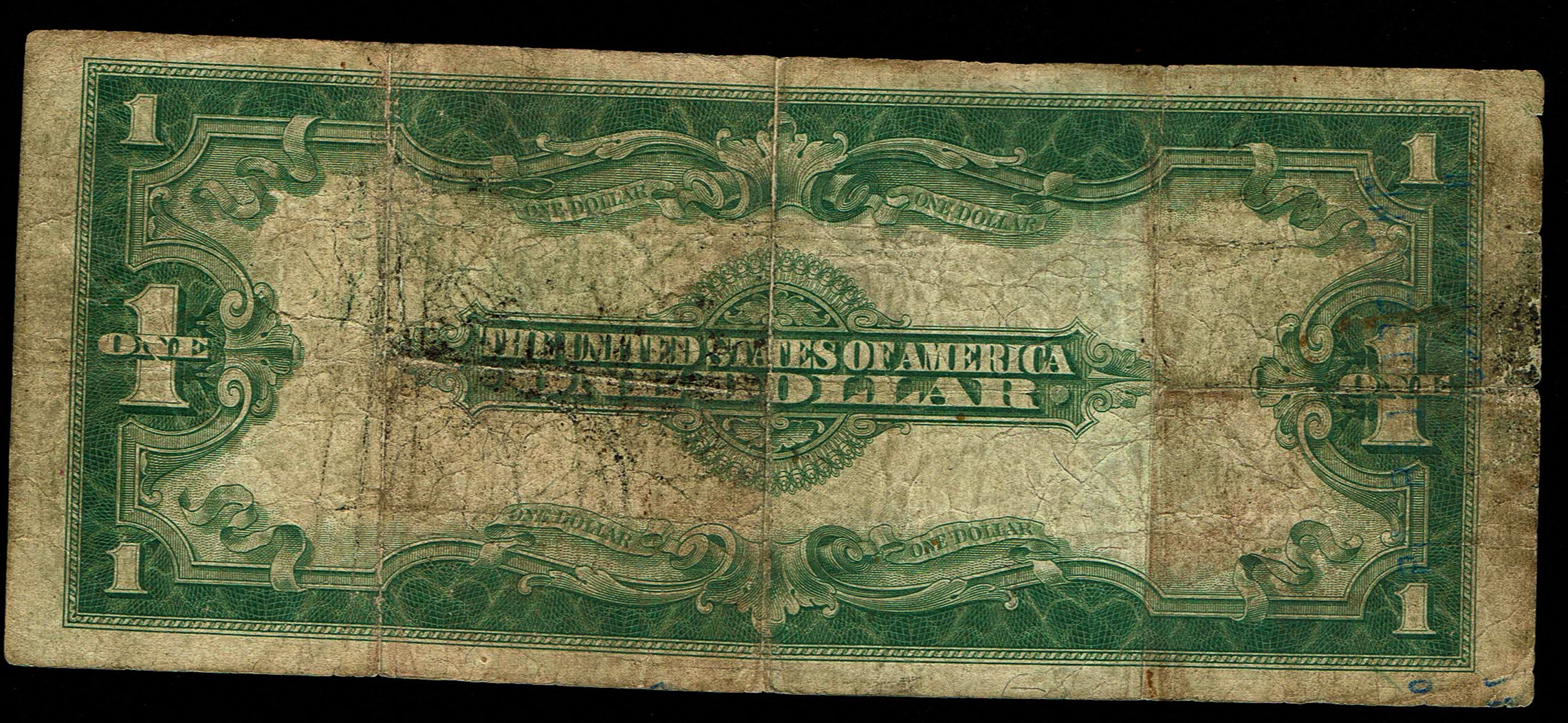 United States - 1 Dollar 1923 - Silver Certificate, Blue Seal - Woods-White Signatures - Friedberg 238 - 1 1