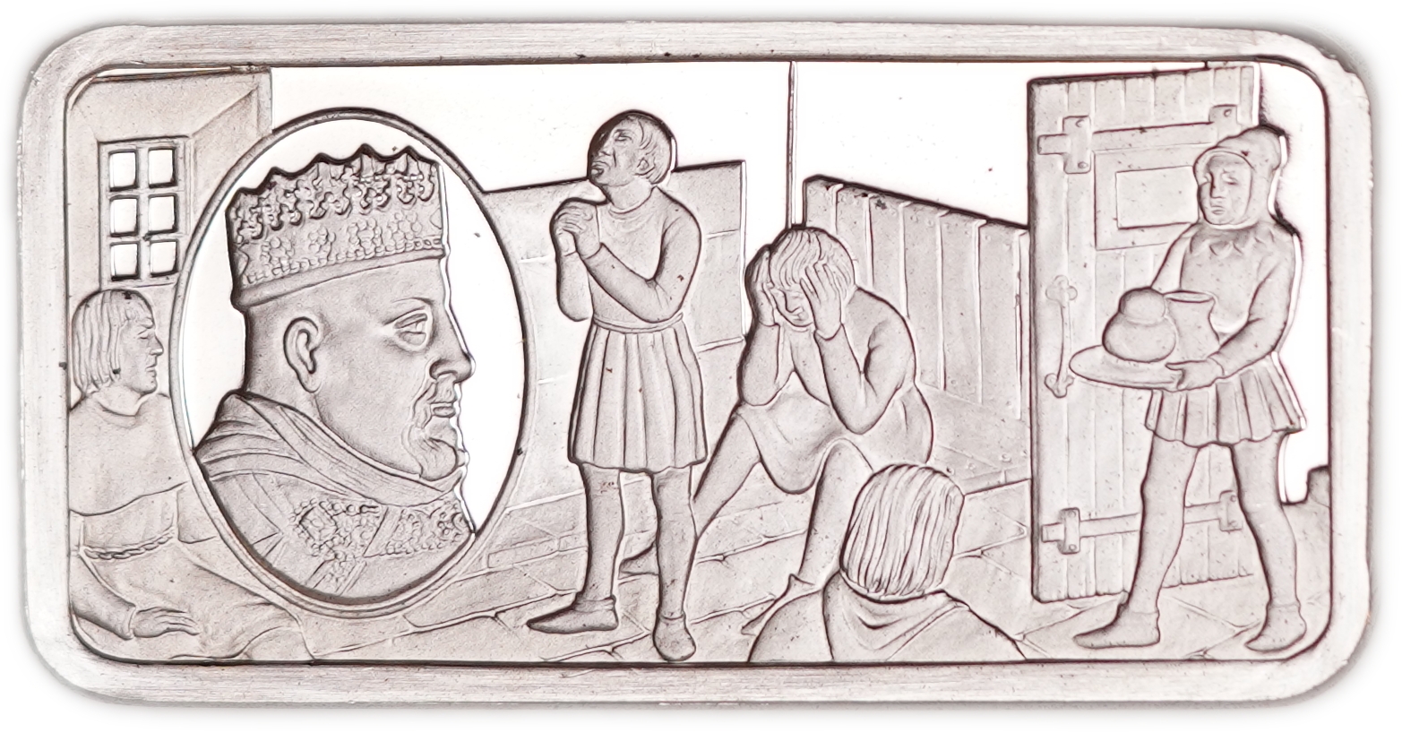 Great Britain - Sterling Silver Ingot “Henry IV - The Persecution of the Lollards” - 1,000 Years of British ... - 1 0