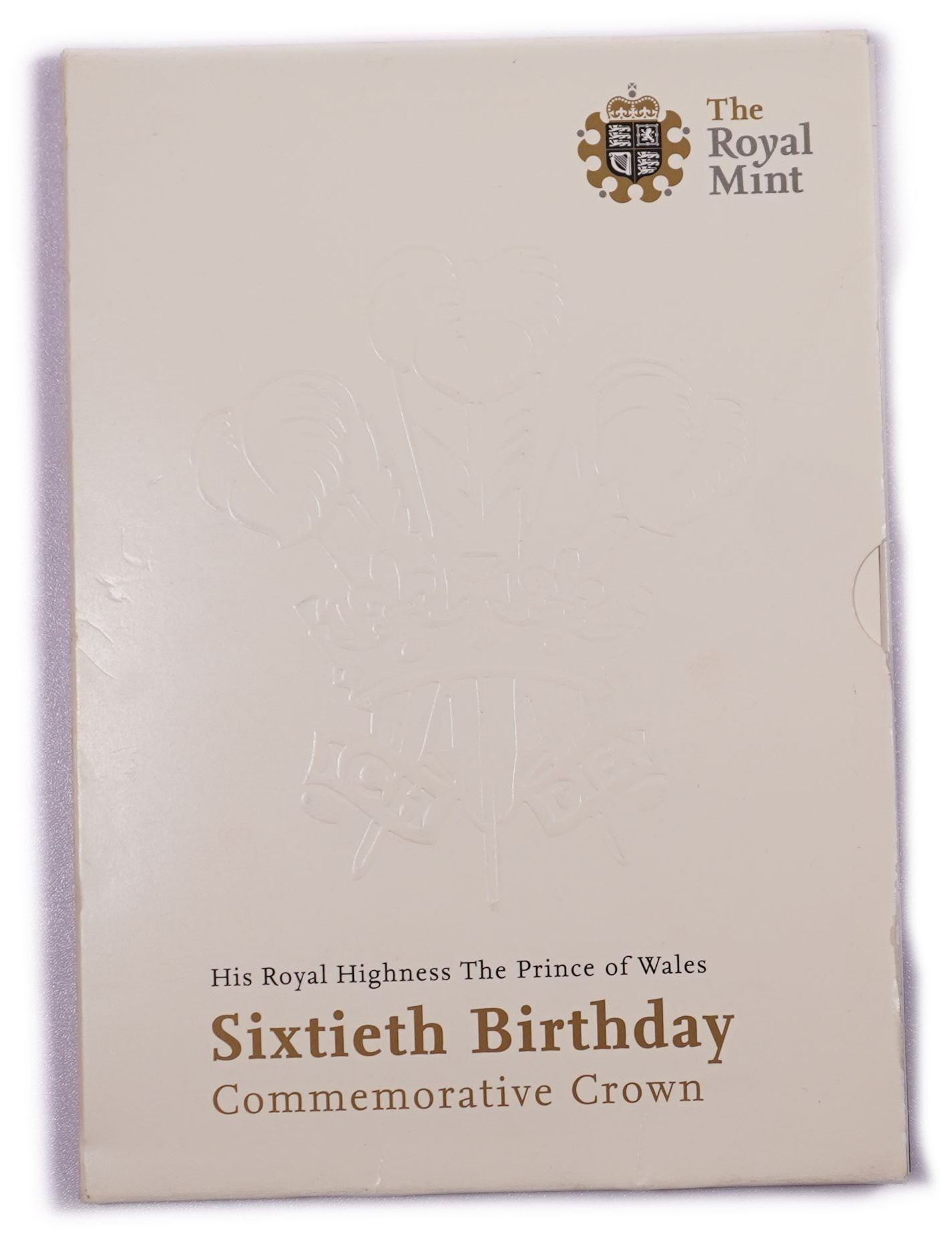 Great Britain - Set of 2 2008 £5 Coins - 60th Birthday of the Prince of Wales - Official Royal Mint Presentation ... - 1 8