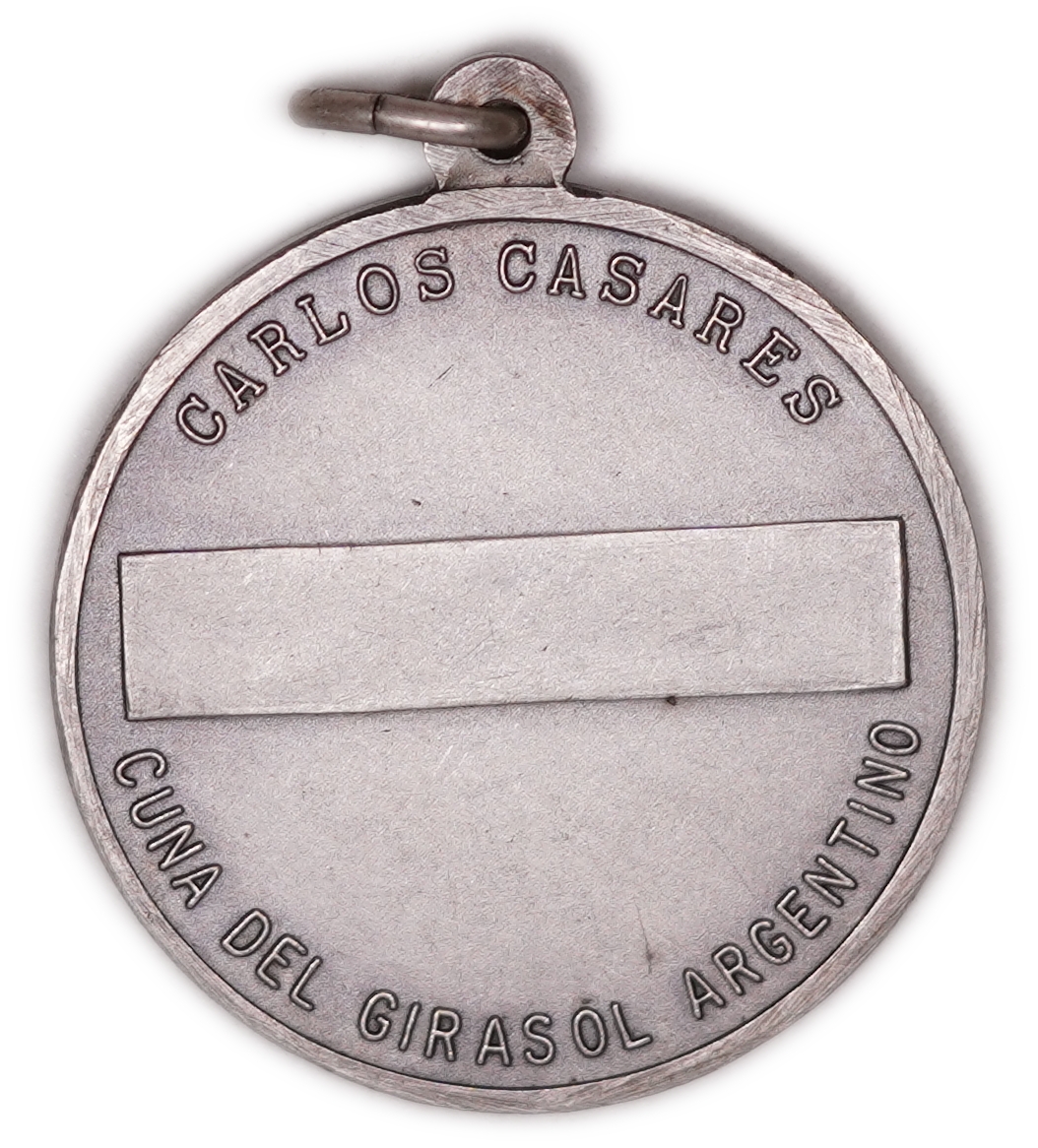 Argentina - Fiesta Nacional del Girasol Medal - Carlos Casares - "Cuna del Girasol Argentino" - 1 1