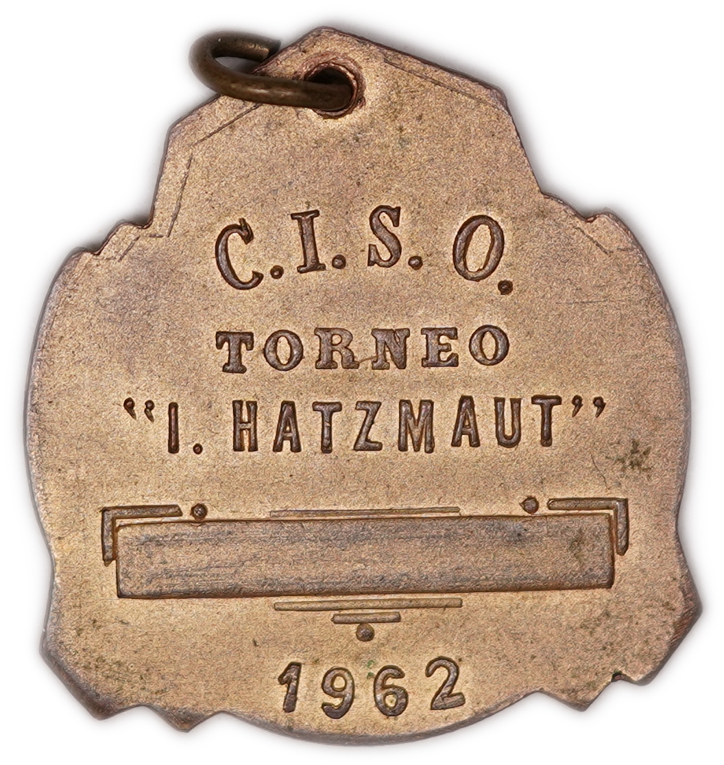 Judaica / Zionism - Argentina - Jewish "I. Hatzmaut" Tournament Prize Medal - Israel Independence Day - C.I.S.O. - 1962 - 1 1