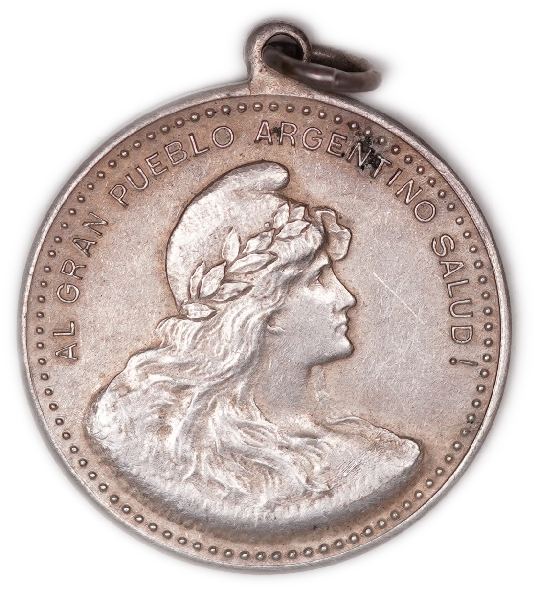 Judaica / Zionism - Argentina - Jewish Community of Buenos Aires Province Medal - "To the Great Argentine People ... - 1 0