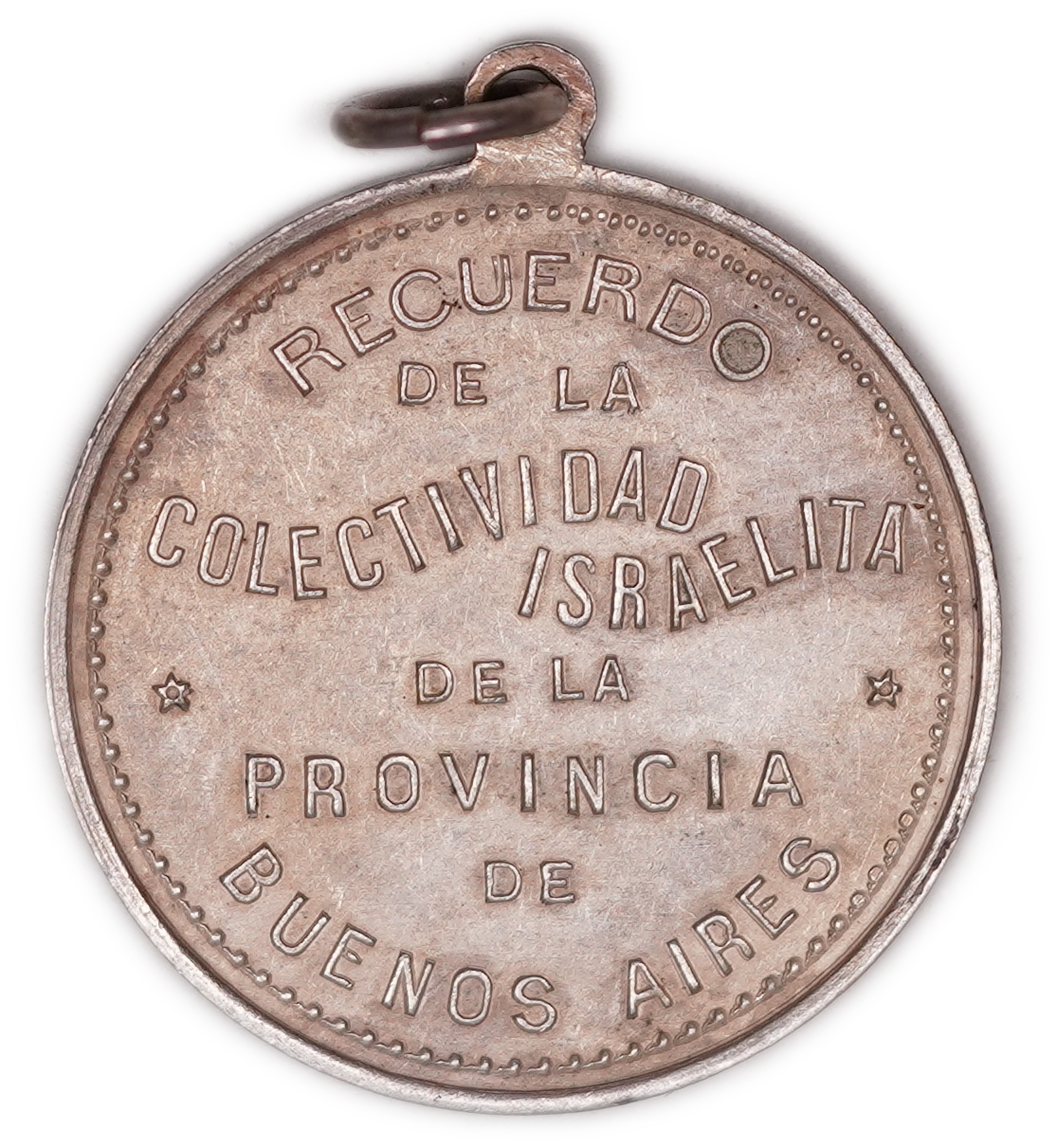 Judaica / Zionism - Argentina - Jewish Community of Buenos Aires Province Medal - "To the Great Argentine People ... - 1 1