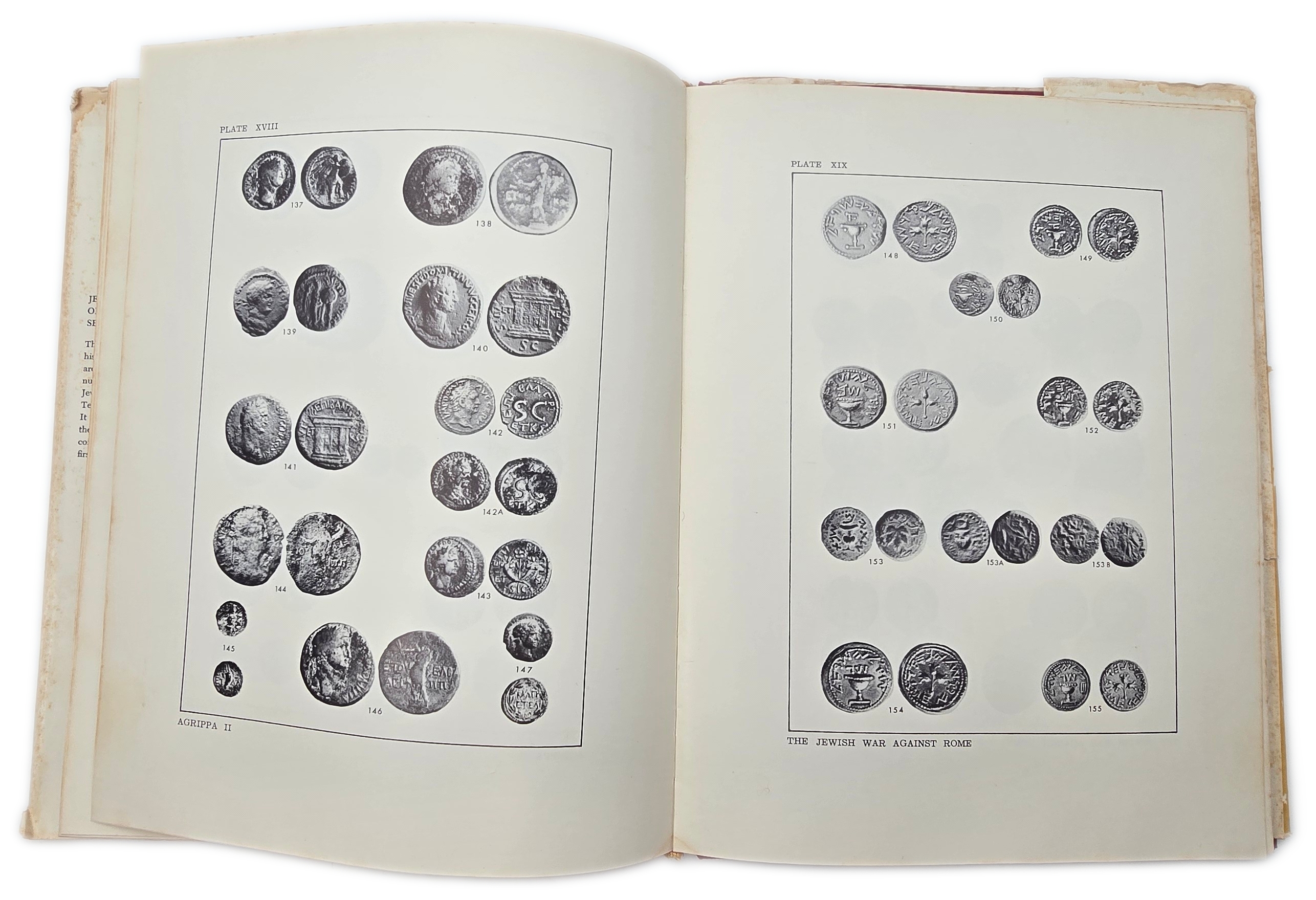 Numismatic Literature - Jewish Coins of the Second Temple Period by Ya'akov Meshorer, Hardcover - 1 8