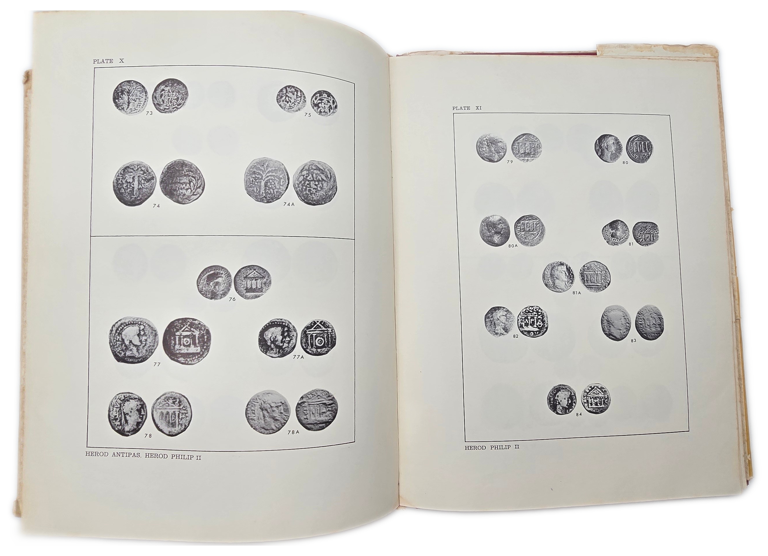 Numismatic Literature - Jewish Coins of the Second Temple Period by Ya'akov Meshorer, Hardcover - 1 6